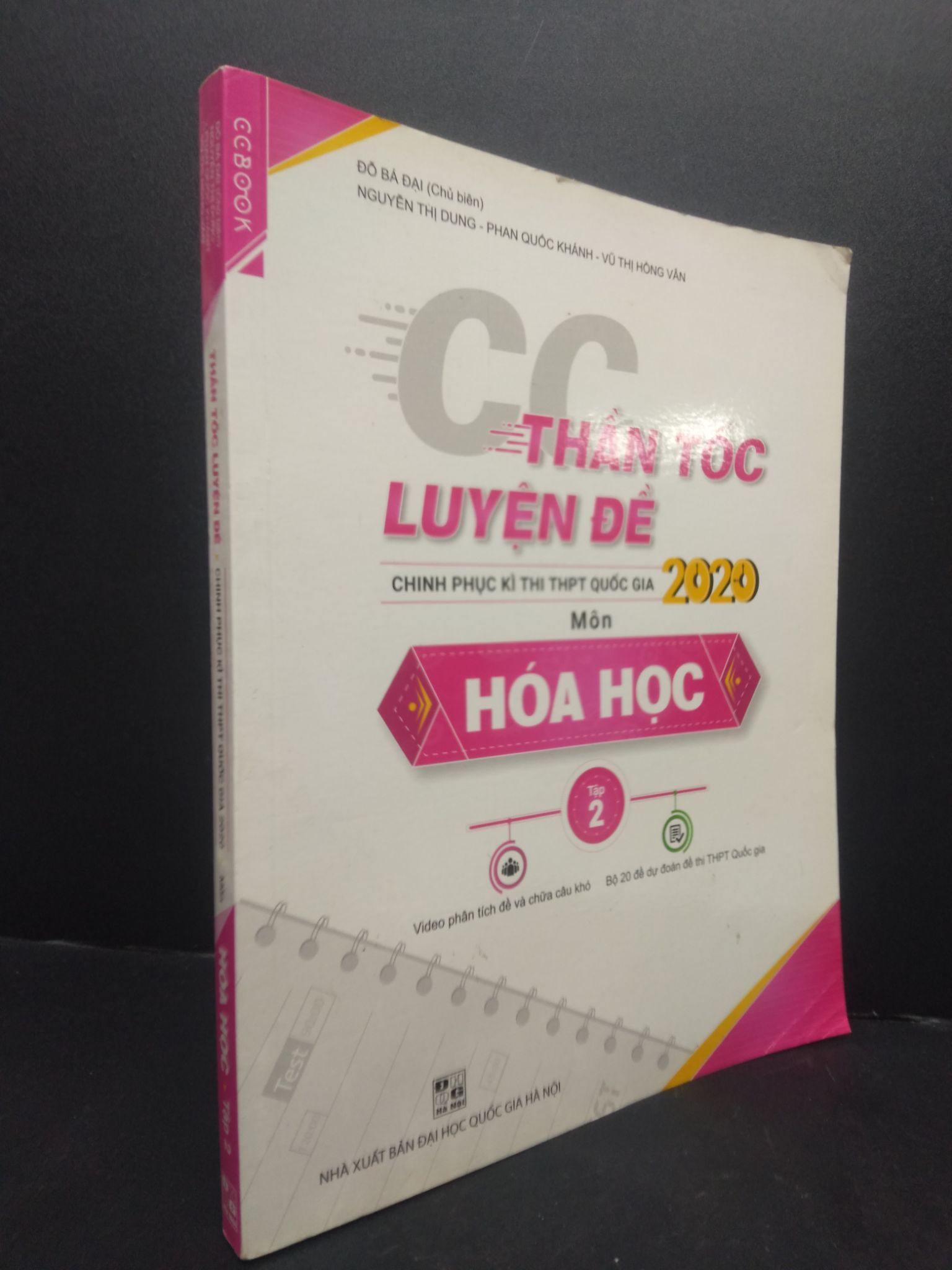 Thần tốc luyện đề Chinh phục kì thi THPT Quốc Gia 2020 môn Hóa Học tập 2 mới 90% bẩn bìa 2020 2705 Đỗ Bá Đại Sách luyện thi đại học, cao đẳng (SL có thể đặt: 1 cuốn) - SÁCH ĐẠI HỌC