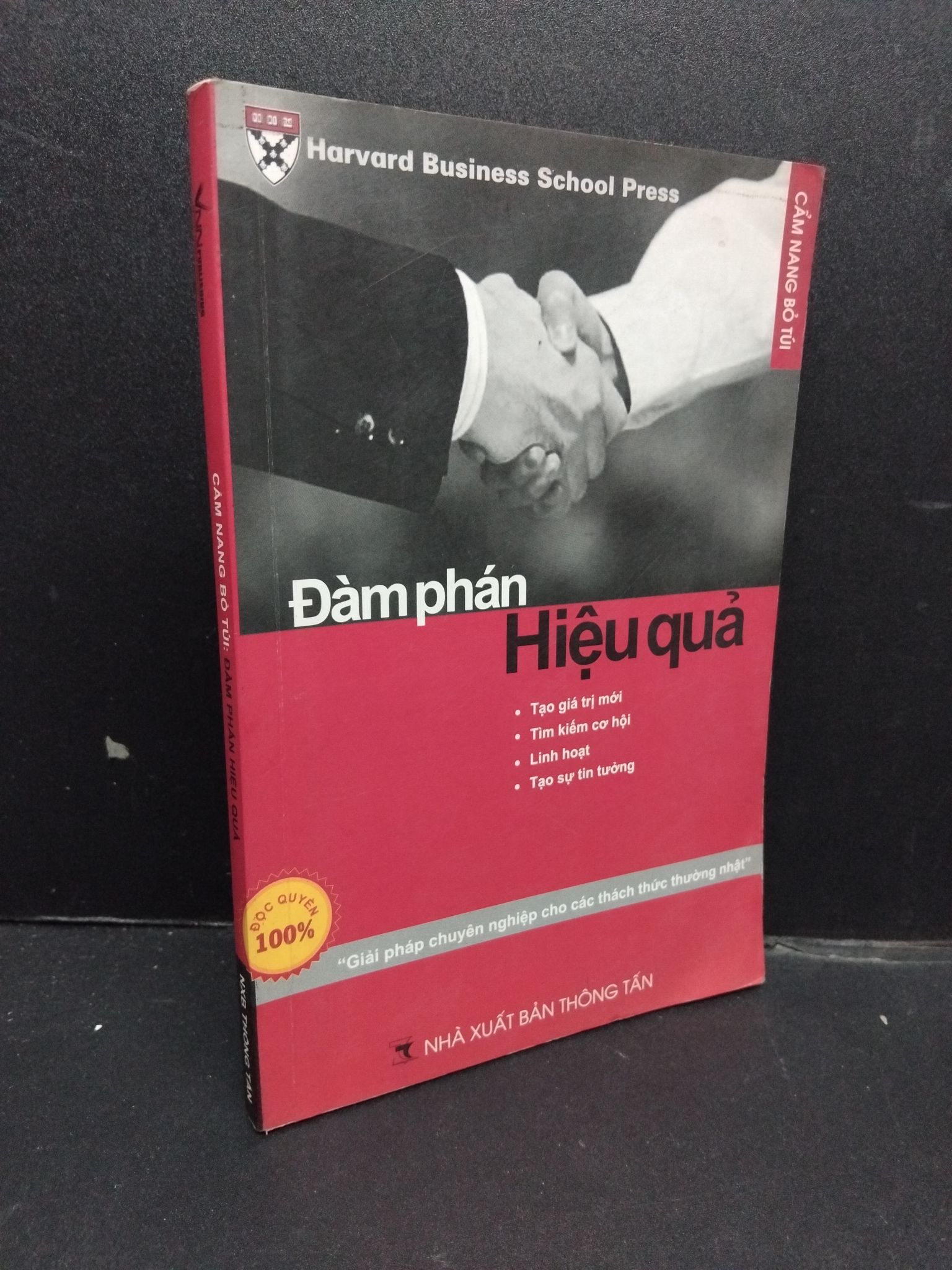 Cẩm nang bỏ túi: Đàm phán hiệu quả mới 80% ố 2007 1008 Sách tư duy, kỹ năng sống (SL có thể đặt: 1 Cuốn) - SÁCH ĐẠI HỌC