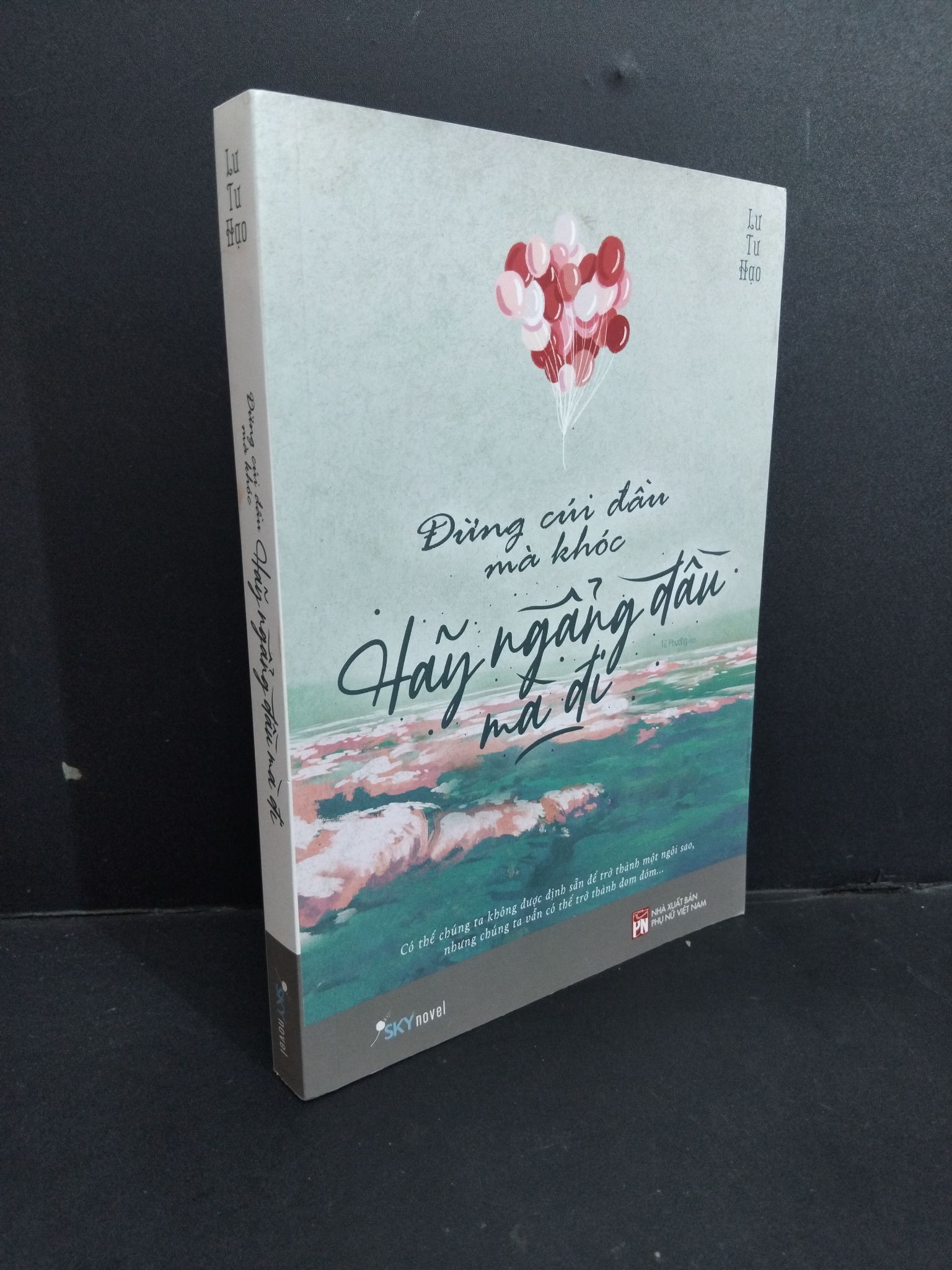 Đừng cúi đầu mà khóc hãy ngẩng đầu mà đi Lư Lư Hạo mới 90% bẩn nhẹ 2022 0911 (SL có thể đặt: 1 Cuốn) - SÁCH ĐẠI HỌC