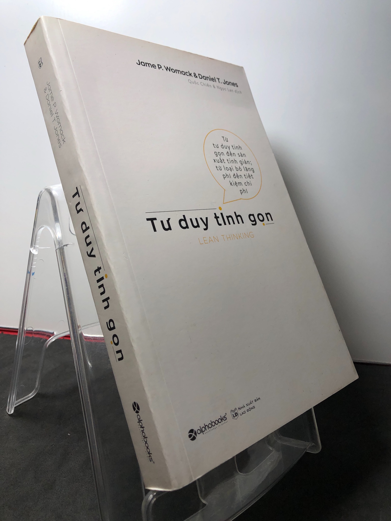Tư duy tinh gọn 2018 mới 90% bẩn nhẹ Jame P Womack 3108 Sách tư duy, kỹ năng sống (SL có thể đặt: 1 Cuốn) - SÁCH ĐẠI HỌC