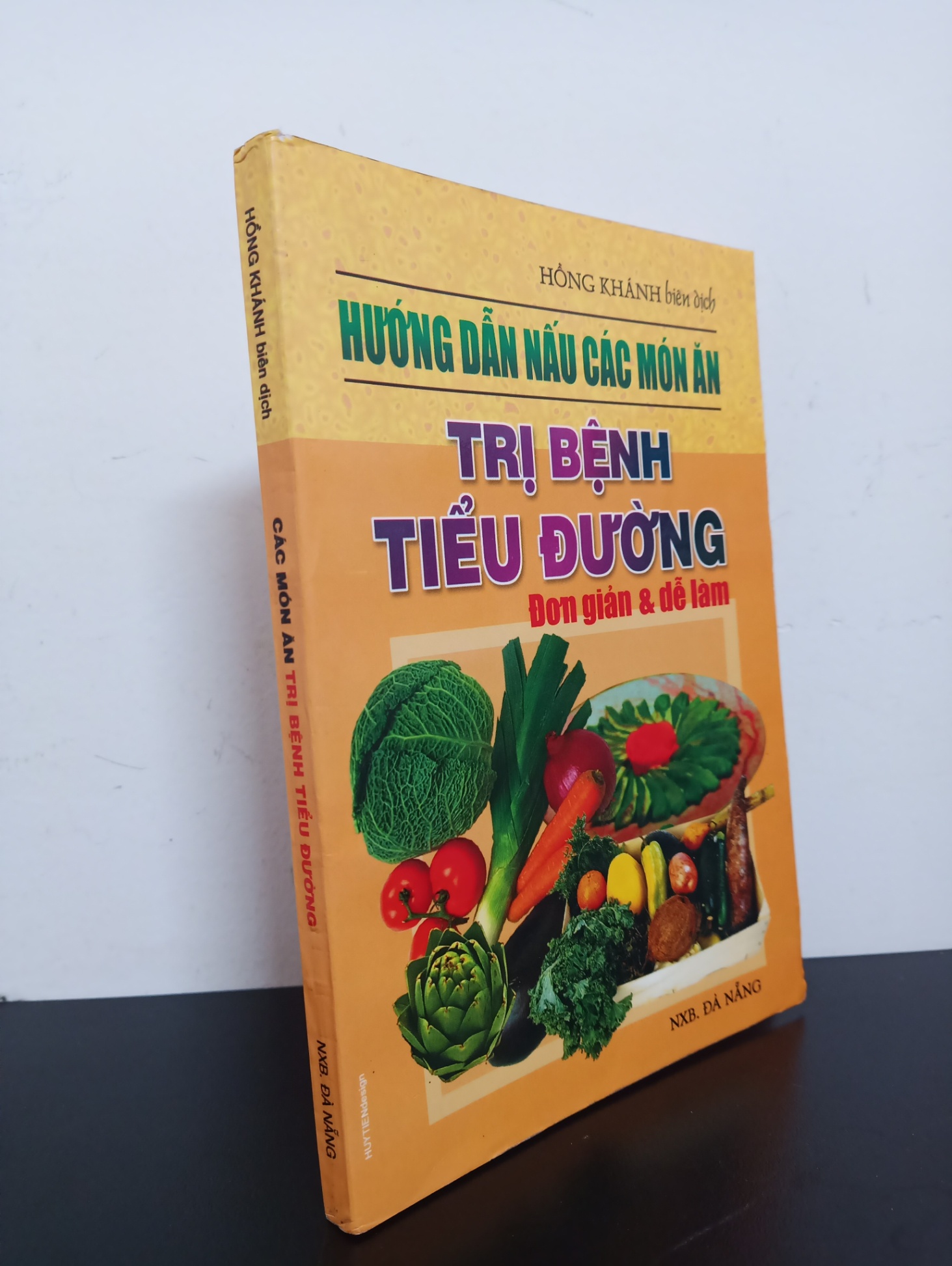 Hướng Dẫn Nấu Các Món Ăn Trị Bệnh Tiểu Đường (2001) - Hồng Khánh Mới 80% (có vết nước) 1903 Sách nấu ăn (SL có thể đặt: 1 cuốn) - SÁCH ĐẠI HỌC