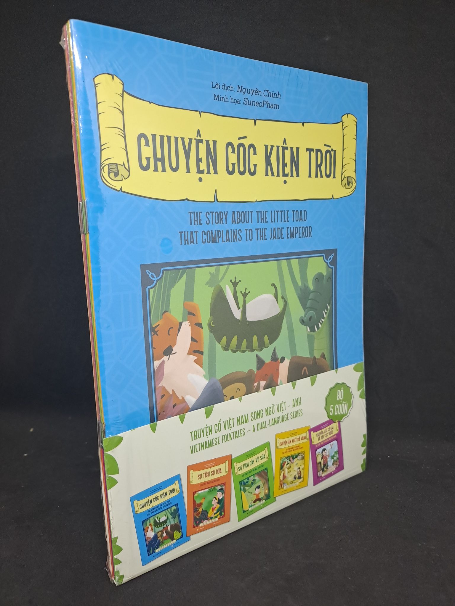 Bộ 5 cuốn truyện cổ Việt Nam song ngữ Việt Anh Tiếng Anh (SL có thể đặt: 1 Cuốn) - SÁCH ĐẠI HỌC