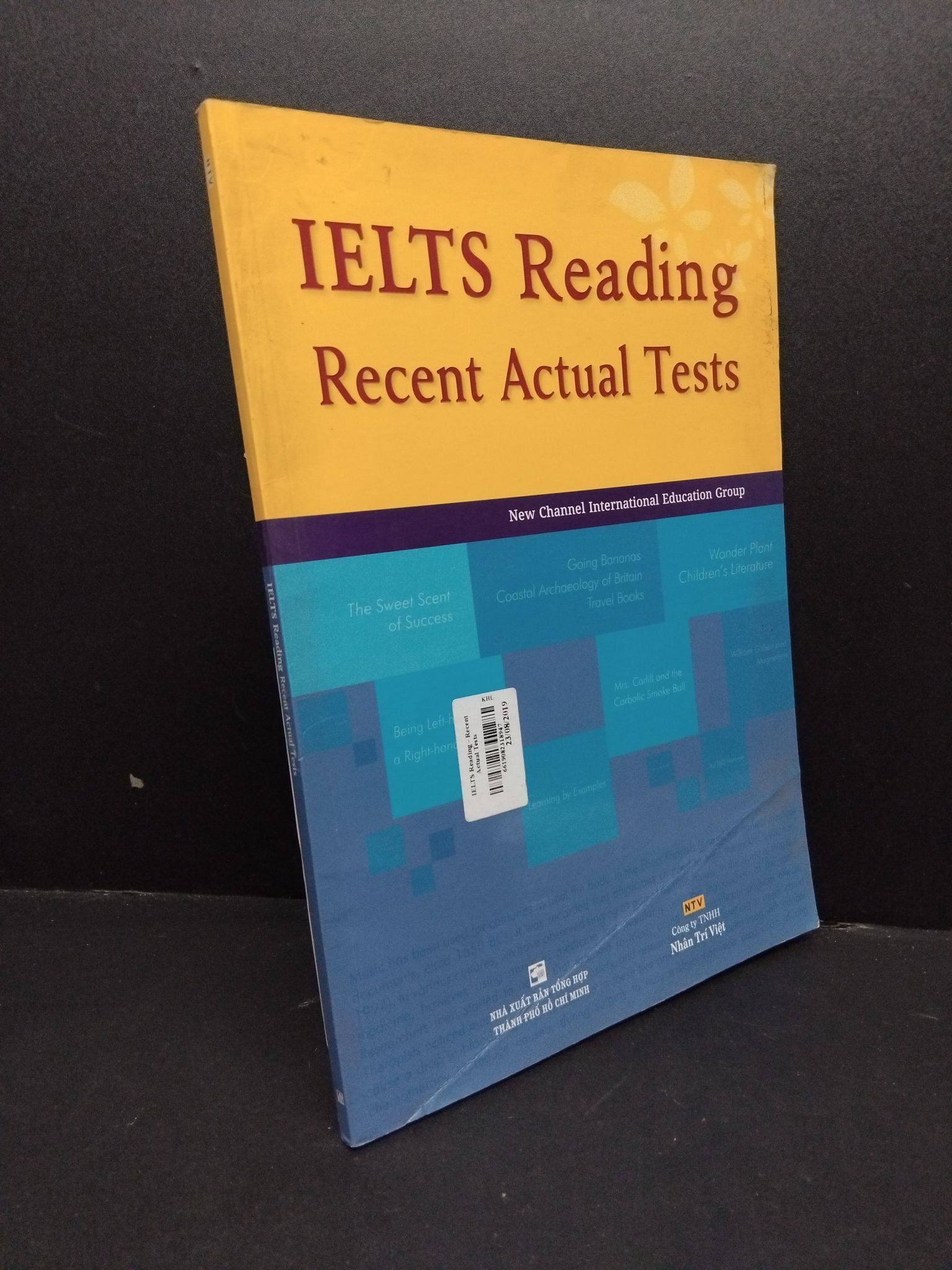 Ielts Reading Recent Actual Tests mới 90% bẩn 2606 Tiếng Anh (SL có thể đặt: 1 Cuốn) - SÁCH ĐẠI HỌC