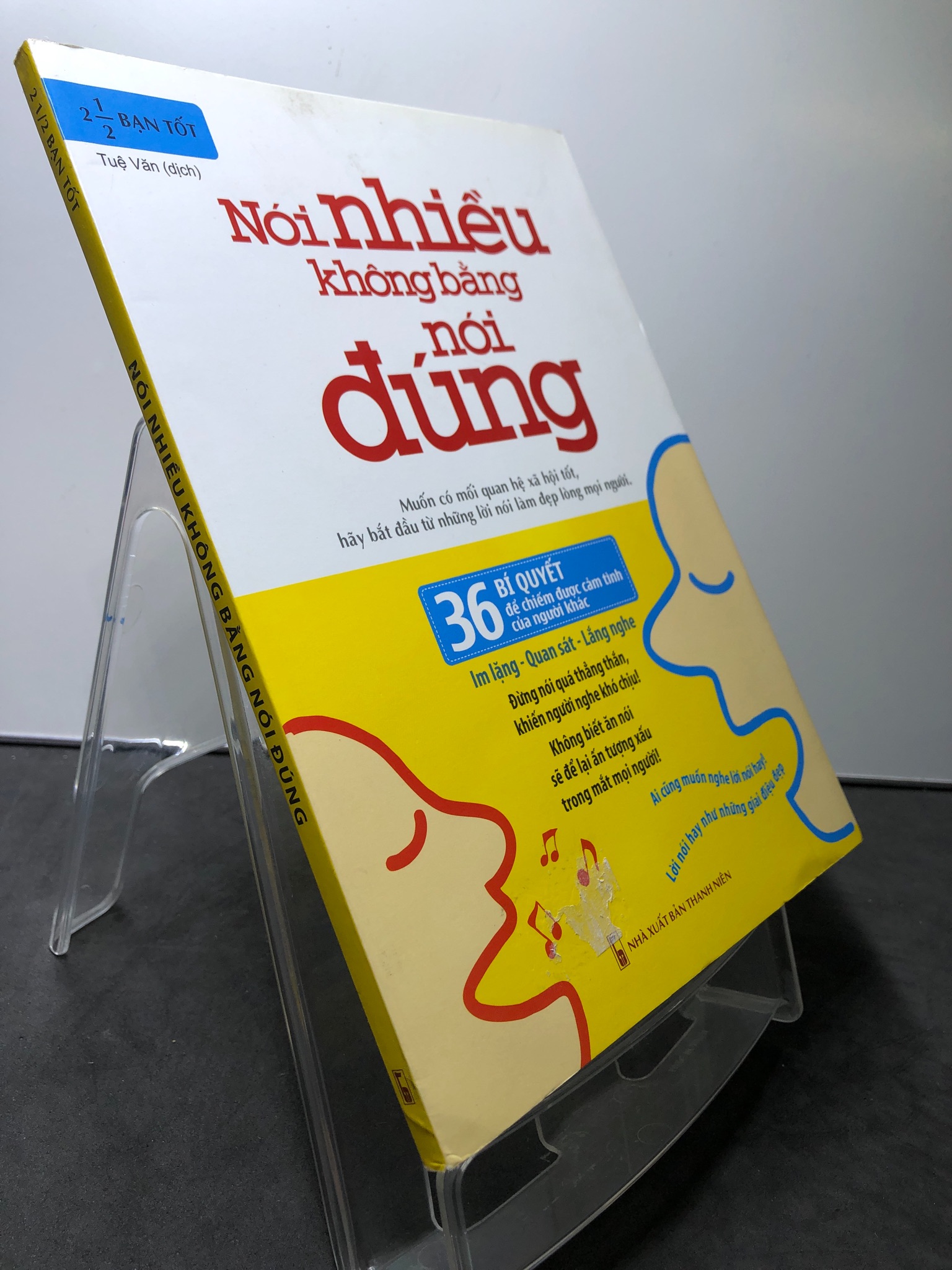 Nói nhiều không bằng nói đúng 2018 mới 85% bẩn nhẹ Tuệ Văn 1208 Sách tư duy, kỹ năng sống (SL có thể đặt: 1 Cuốn) - SÁCH ĐẠI HỌC