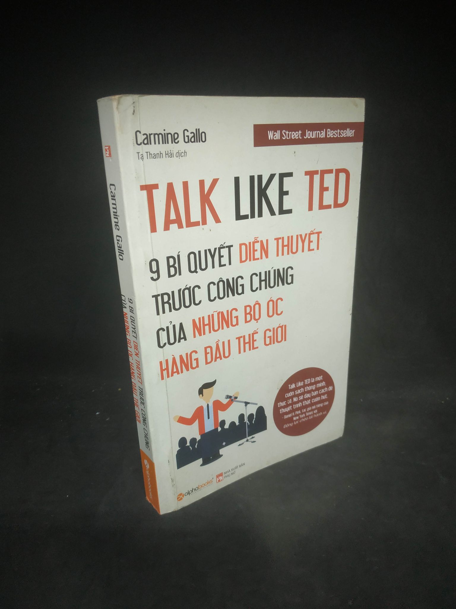 9 Bí quyết diễn thuyết trước công chúng của những bộ óc hàng đầu thế giới mới 90% 2802 (SL có thể đặt: 1 Cuốn) - SÁCH ĐẠI HỌC