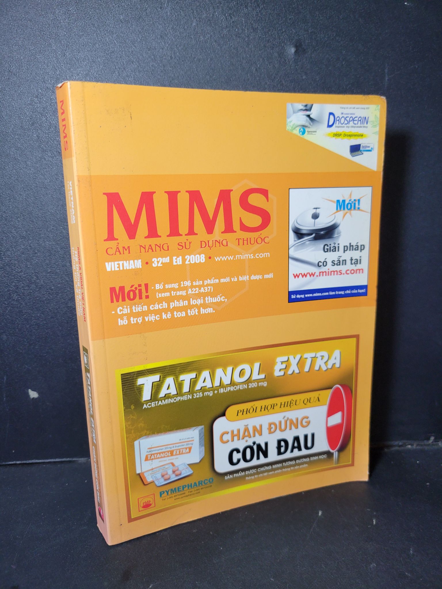 Mims & Vidal Việt Nam Hệ thống tra cứu thông tin về thuốc mới 80% ố bẩn nhẹ 2008 1001 Sách chuyên môn (SL có thể đặt: 1 Cuốn) - SÁCH ĐẠI HỌC