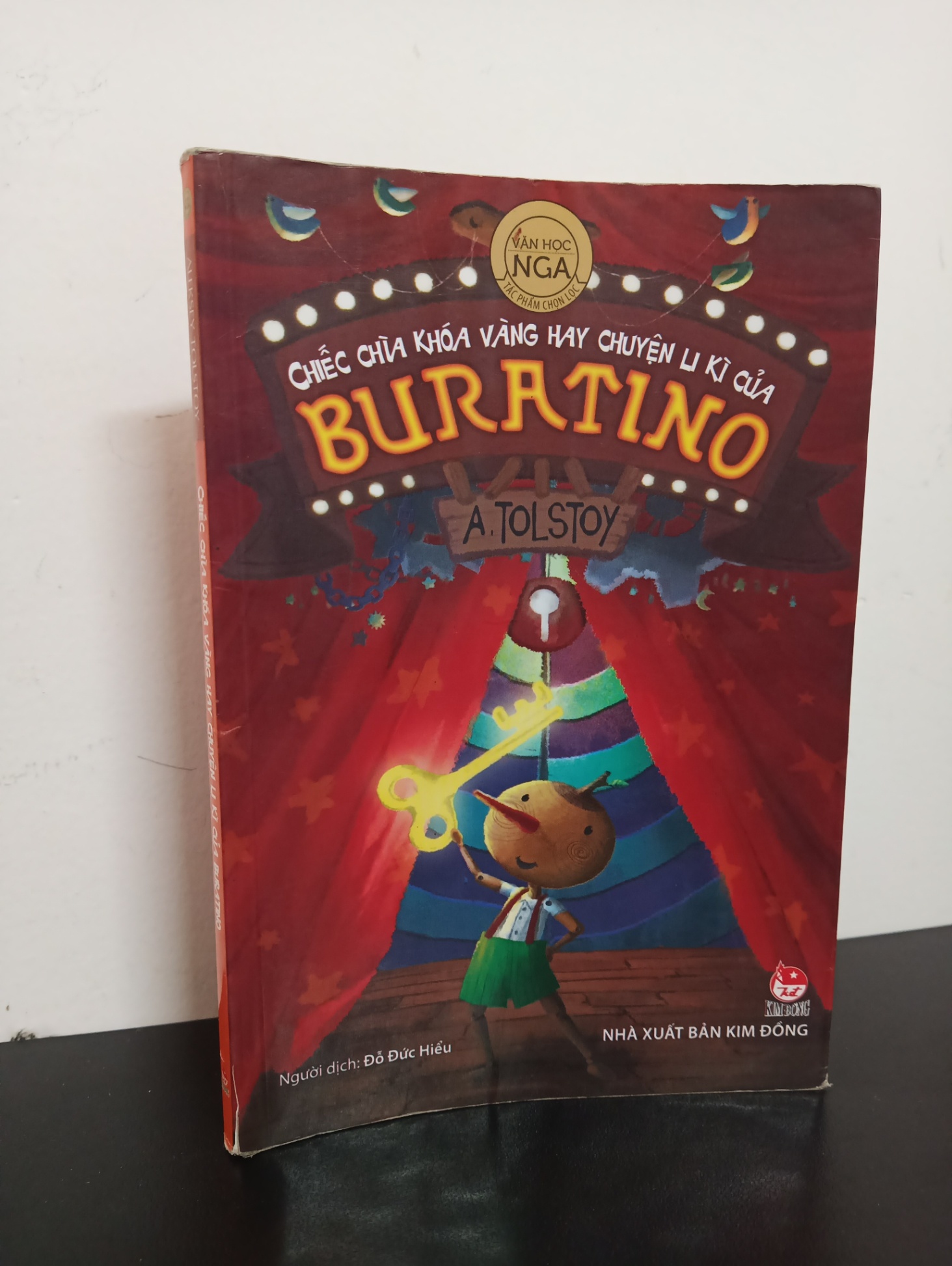 Chiếc Chìa Khoá Vàng Hay Chuyện Li Kì Của Buratino (2019) - A. Tolstoy, Mới 80% (tróc gáy) 2601 (SL có thể đặt: 1 cuốn) - SÁCH ĐẠI HỌC