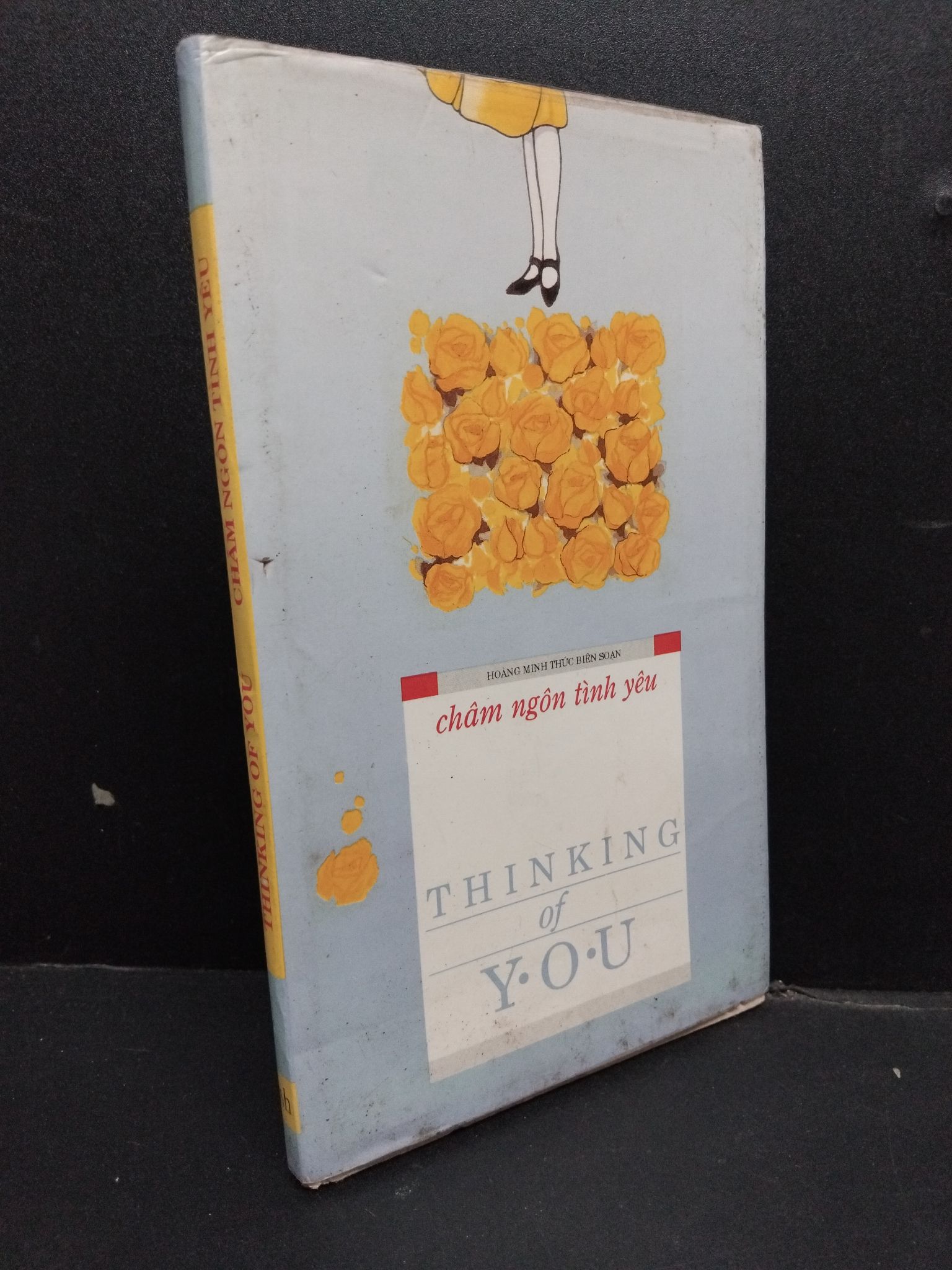 Thinking of you - Châm ngôn tình yêu mới 70% ố có viết nhẹ 1995 1008 Hoàng Minh Thức Ngôn tình (SL có thể đặt: 1 Cuốn) - SÁCH ĐẠI HỌC