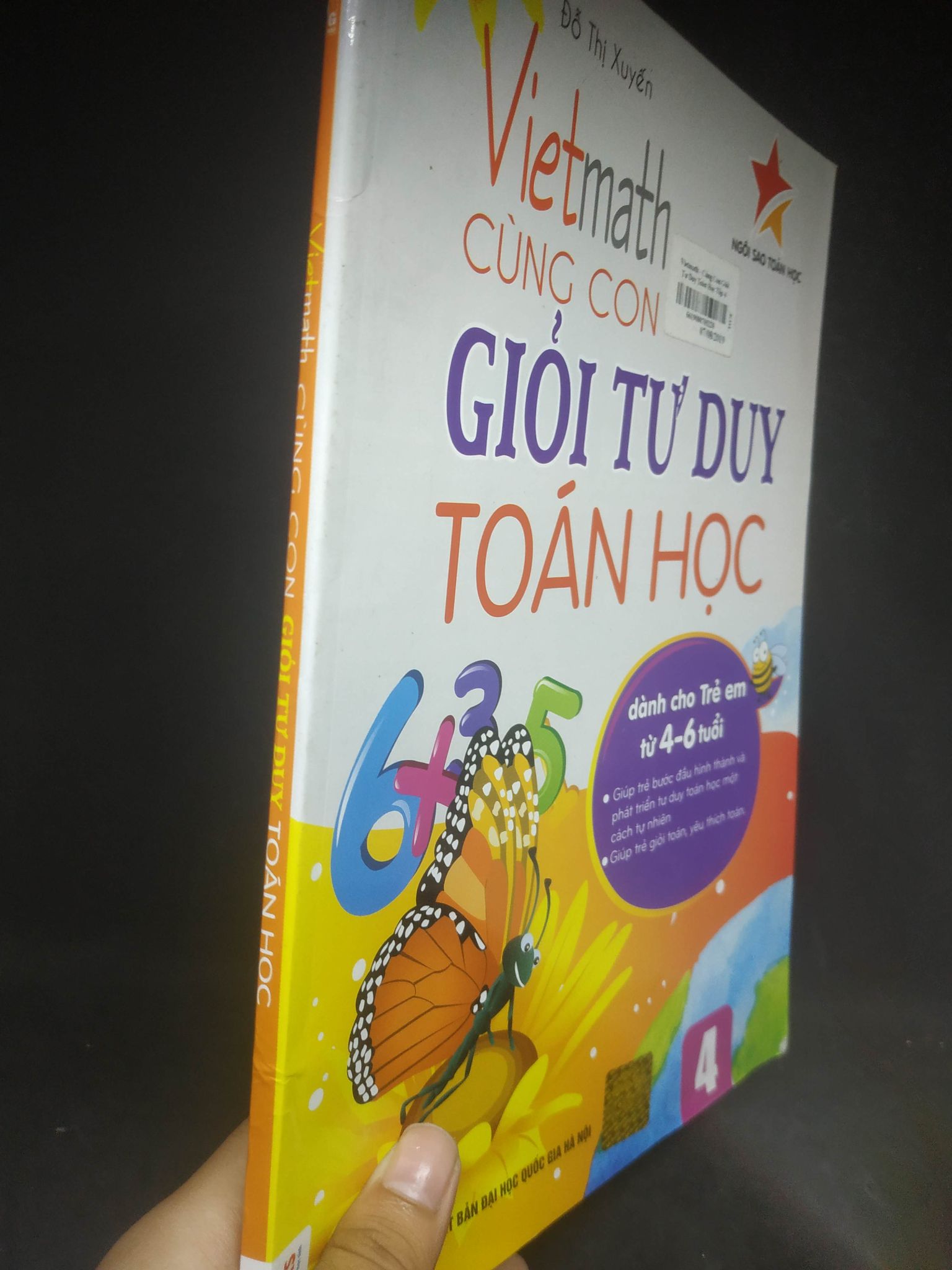 Vietmath cùng con giỏi tư duy toán học mới 90% 1203 Sách tư duy, kỹ năng sống (SL có thể đặt: 1 Cuốn) - SÁCH ĐẠI HỌC