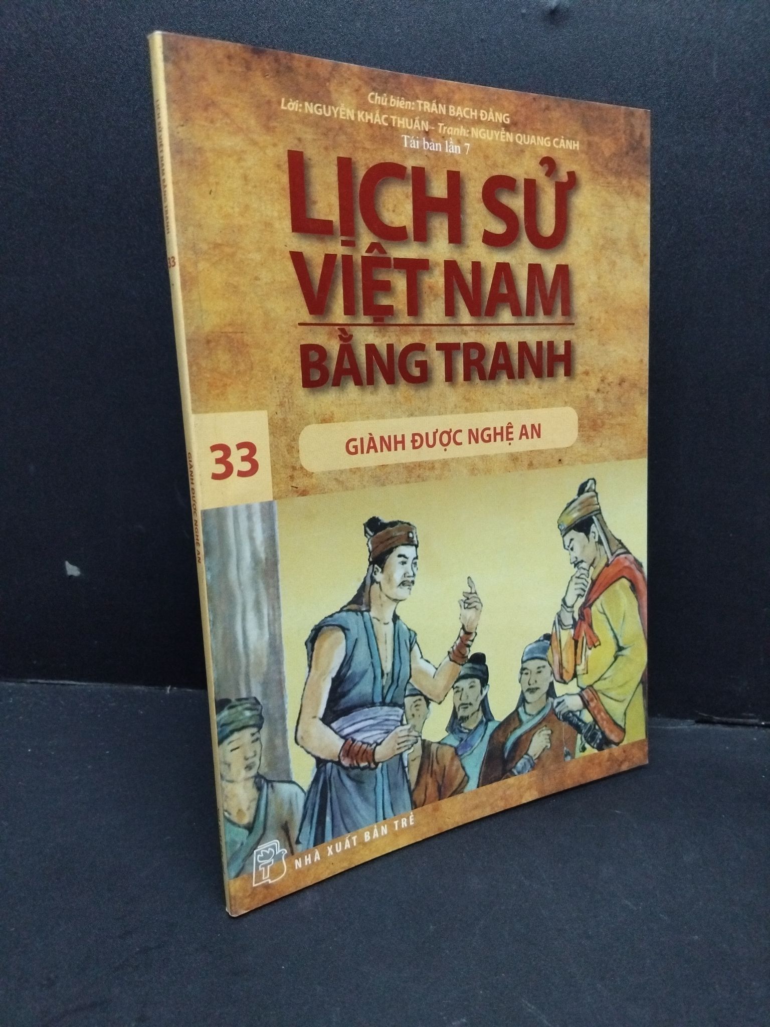 Lịch sử Việt Nam bằng tranh tập 33 mới 90% ố bẩn nhẹ 2017 1410 Trần Bạch Đằng Lịch sử, địa lí Việt Nam (SL có thể đặt: 3 Cuốn) - SÁCH ĐẠI HỌC