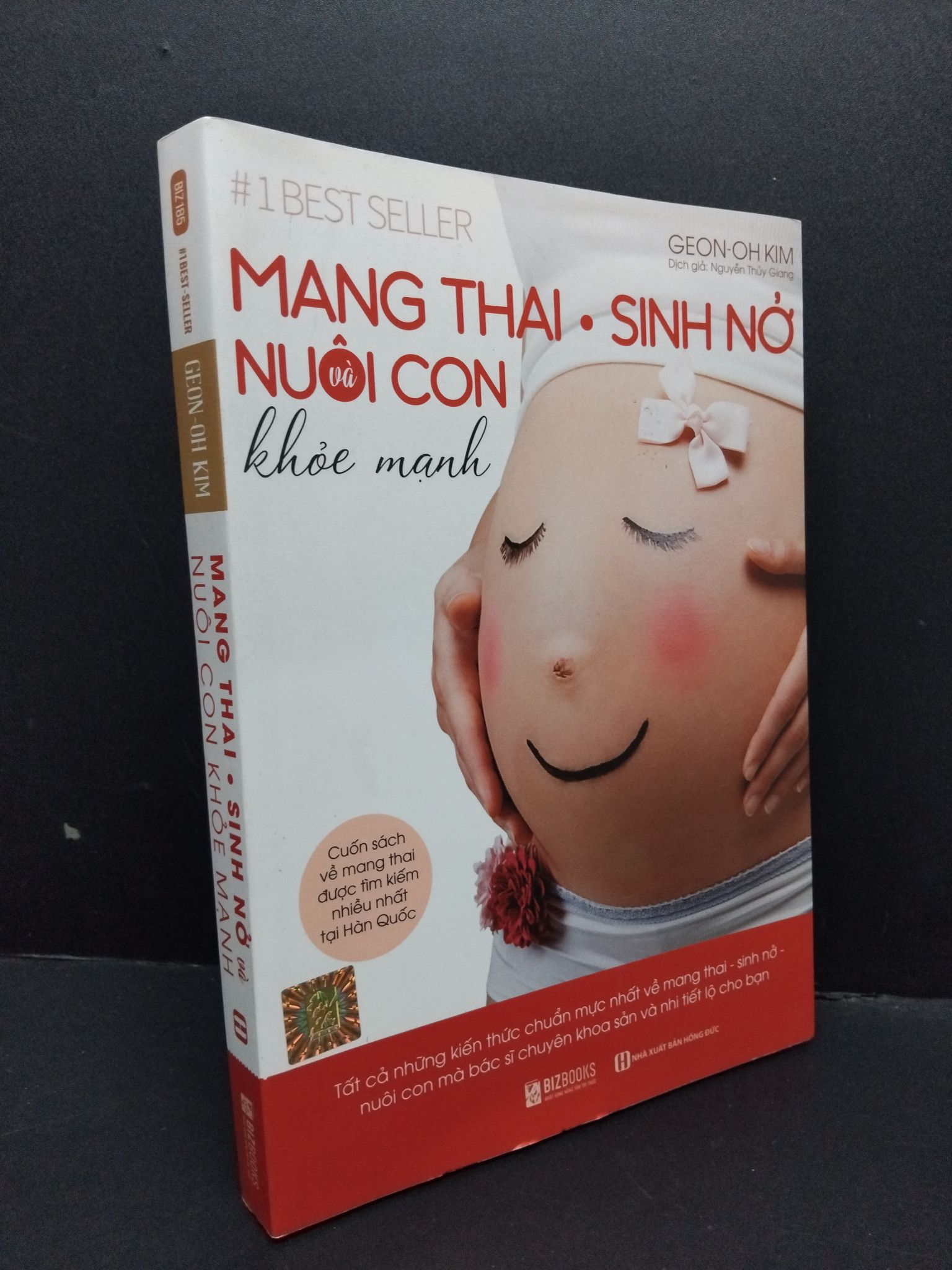 Mang thai sinh nở và nuôi con khỏe mạnh mới 90% bẩn nhẹ 2023 1710 Geon-Oh Kim Cẩm nang làm cha mẹ (SL có thể đặt: 1 Cuốn) - SÁCH ĐẠI HỌC