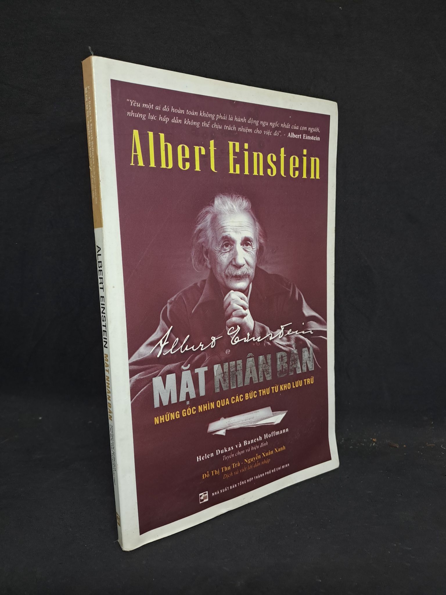 Albert Einstein mặt nhân bản 2017 mới 70% bị ẩm 1108 Sách danh nhân (SL có thể đặt: 1 Cuốn) - SÁCH ĐẠI HỌC