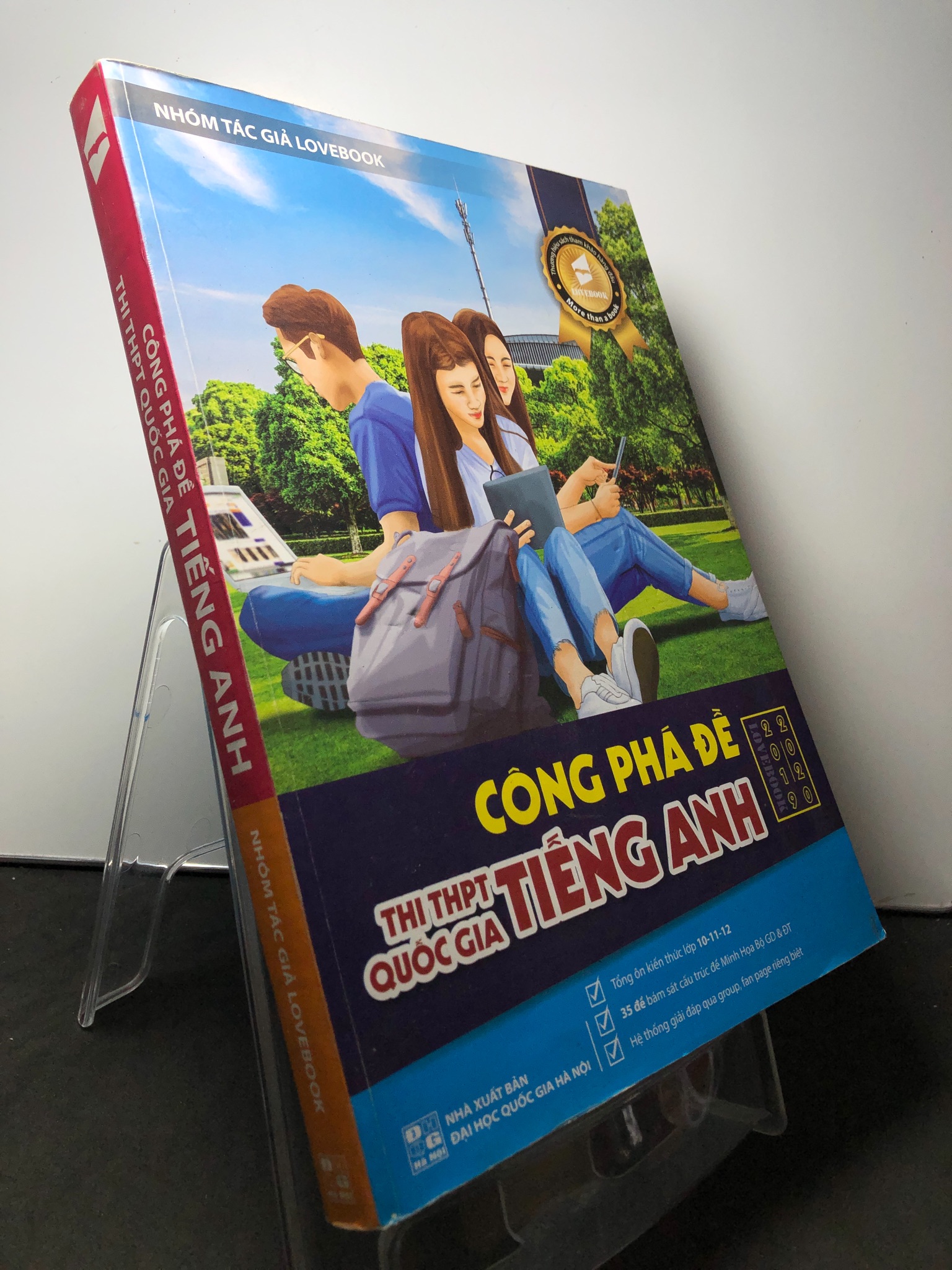Công phá đề thi THPT quốc gia tiếng Anh 2019 mới 85% bẩn nhẹ LoveBook 2308 Sách luyện thi đại học, cao đẳng (SL có thể đặt: 1 Cuốn) - SÁCH ĐẠI HỌC
