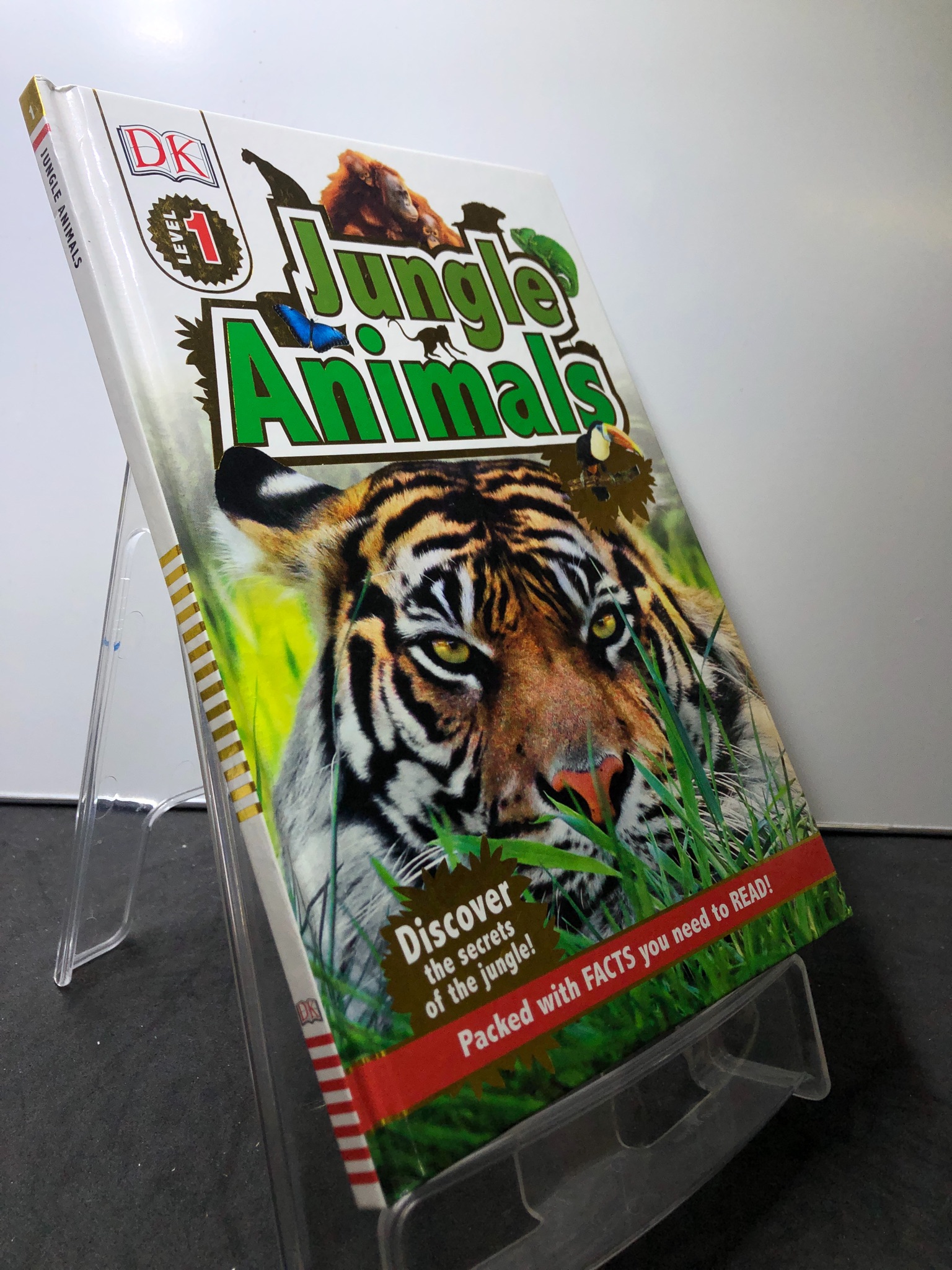 Jungle Animals Level 1 BÌA CỨNG mới 85% bẩn nhẹ DK 3107 Sách ngoại văn (SL có thể đặt: 1 Cuốn) - SÁCH ĐẠI HỌC