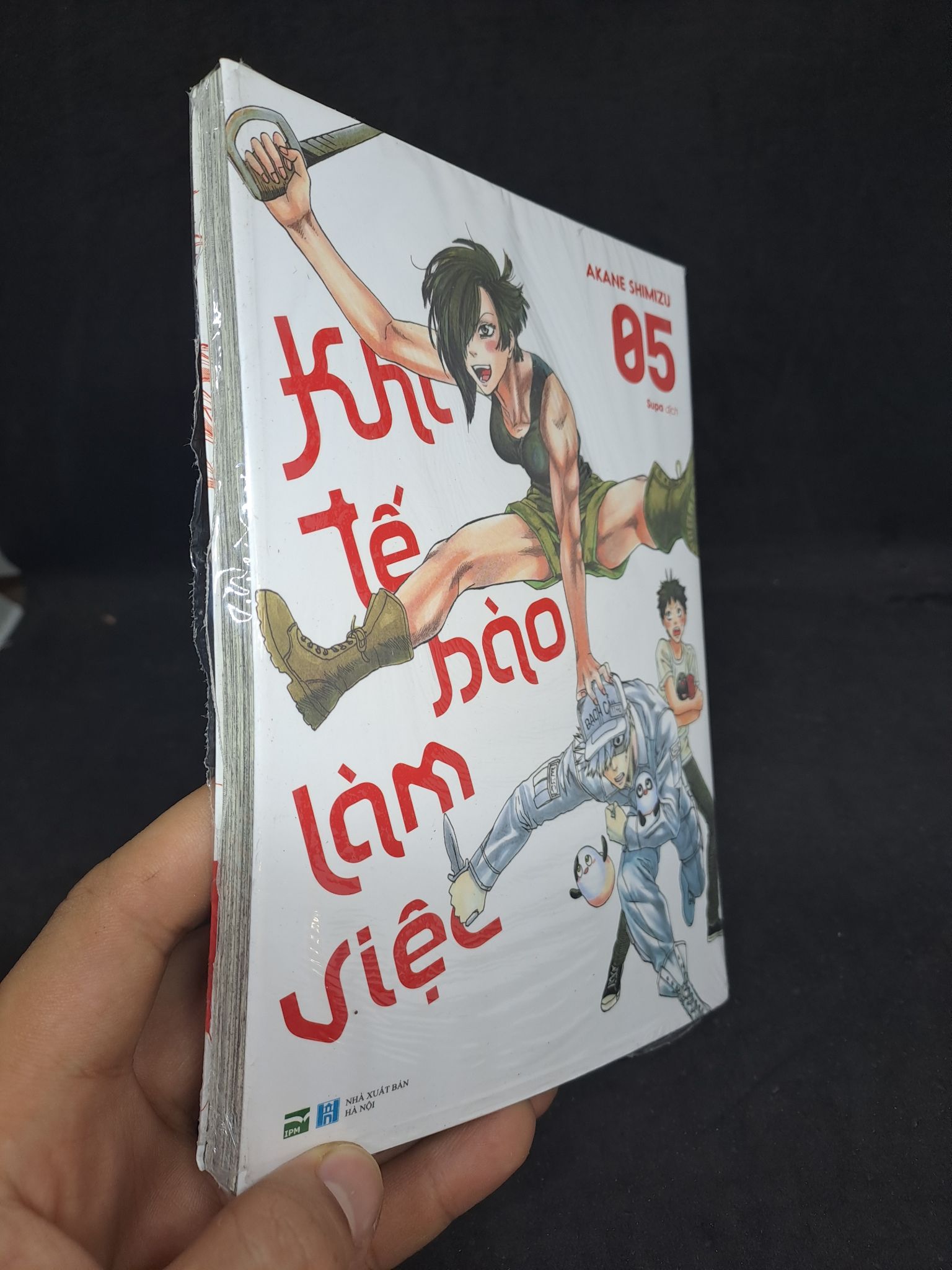 Khi tế bào làm việc tập 5 truyện tranh mới 90% 2906 Truyện tranh (SL có thể đặt: 1 Cuốn) - SÁCH ĐẠI HỌC