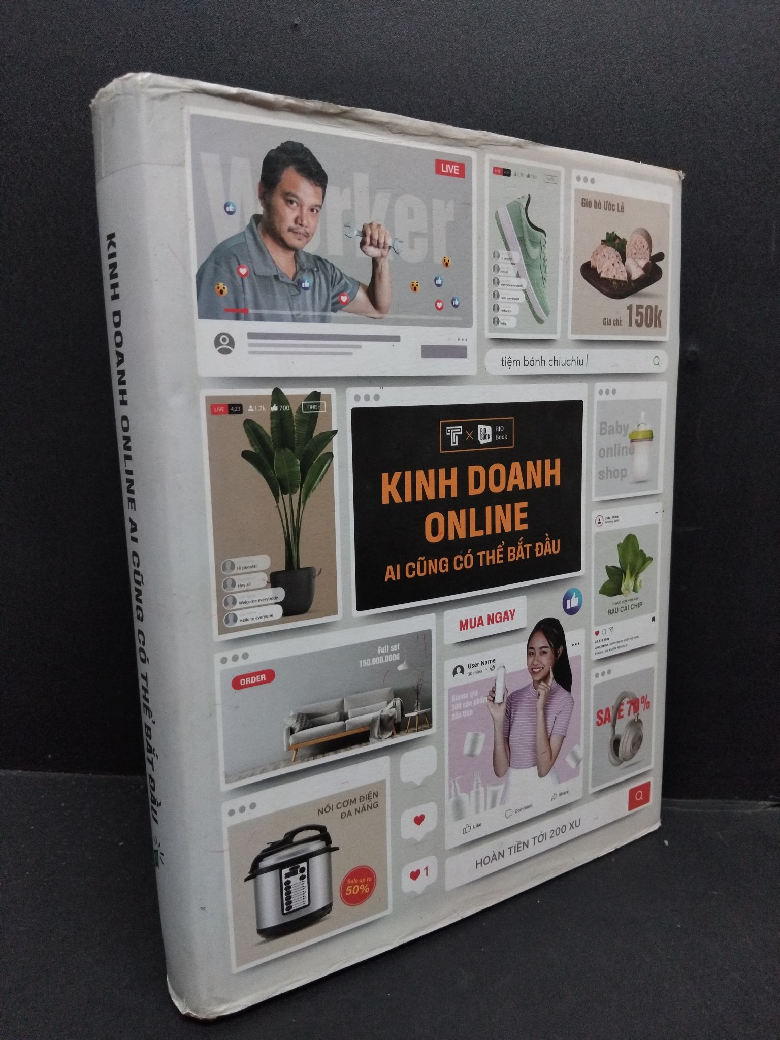 Kinh doanh online ai cũng có thể bắt đầu (bìa cứng) mới 90% bẩn nhẹ 2020 1410 Marketing, bán hàng (SL có thể đặt: 1 Cuốn) - SÁCH ĐẠI HỌC