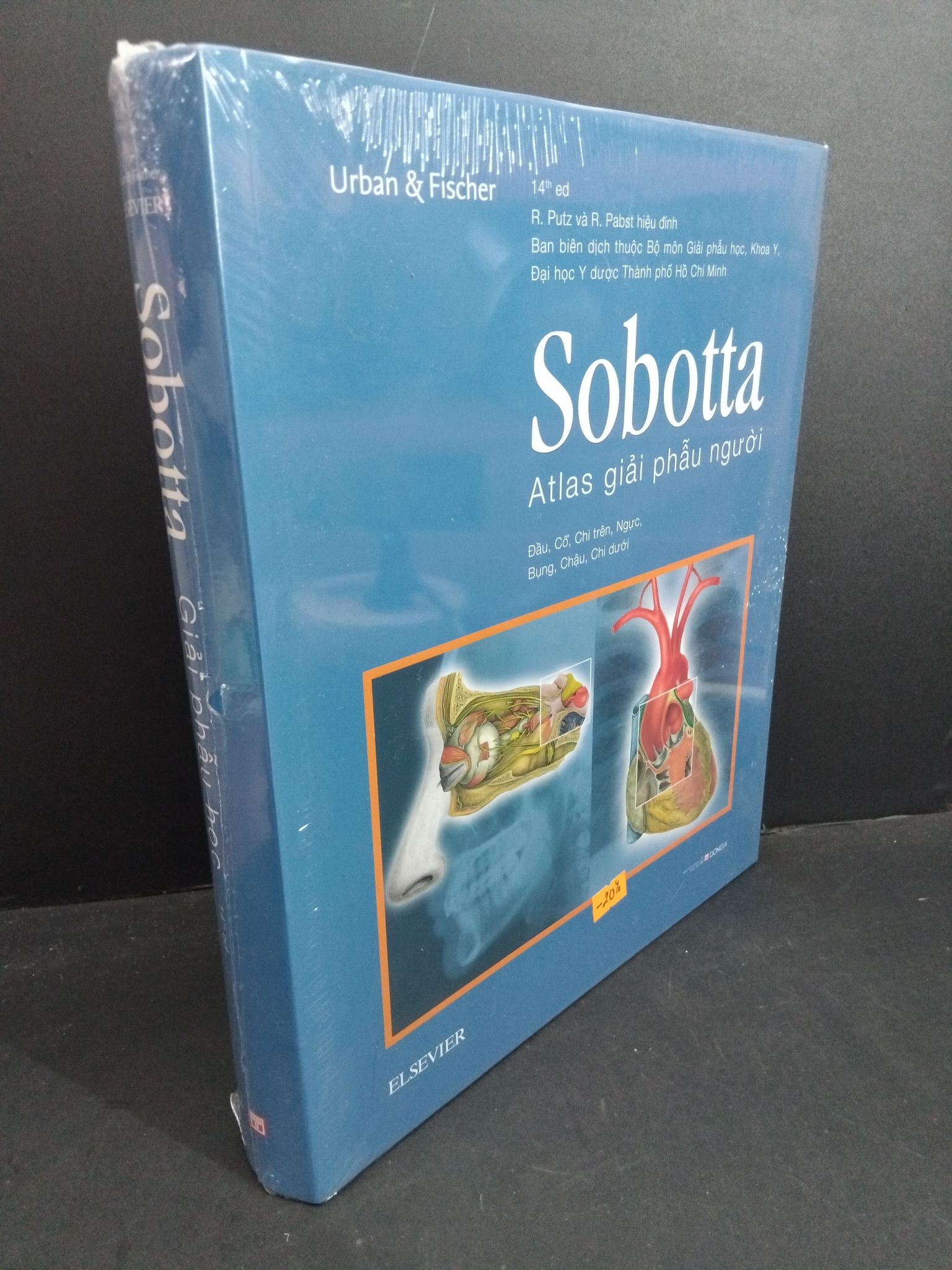Sobotta Atlas giải phẫu học mới 100% bìa cứng 0412 Urban & Fischer (SL có thể đặt: 1 Cuốn) - SÁCH ĐẠI HỌC