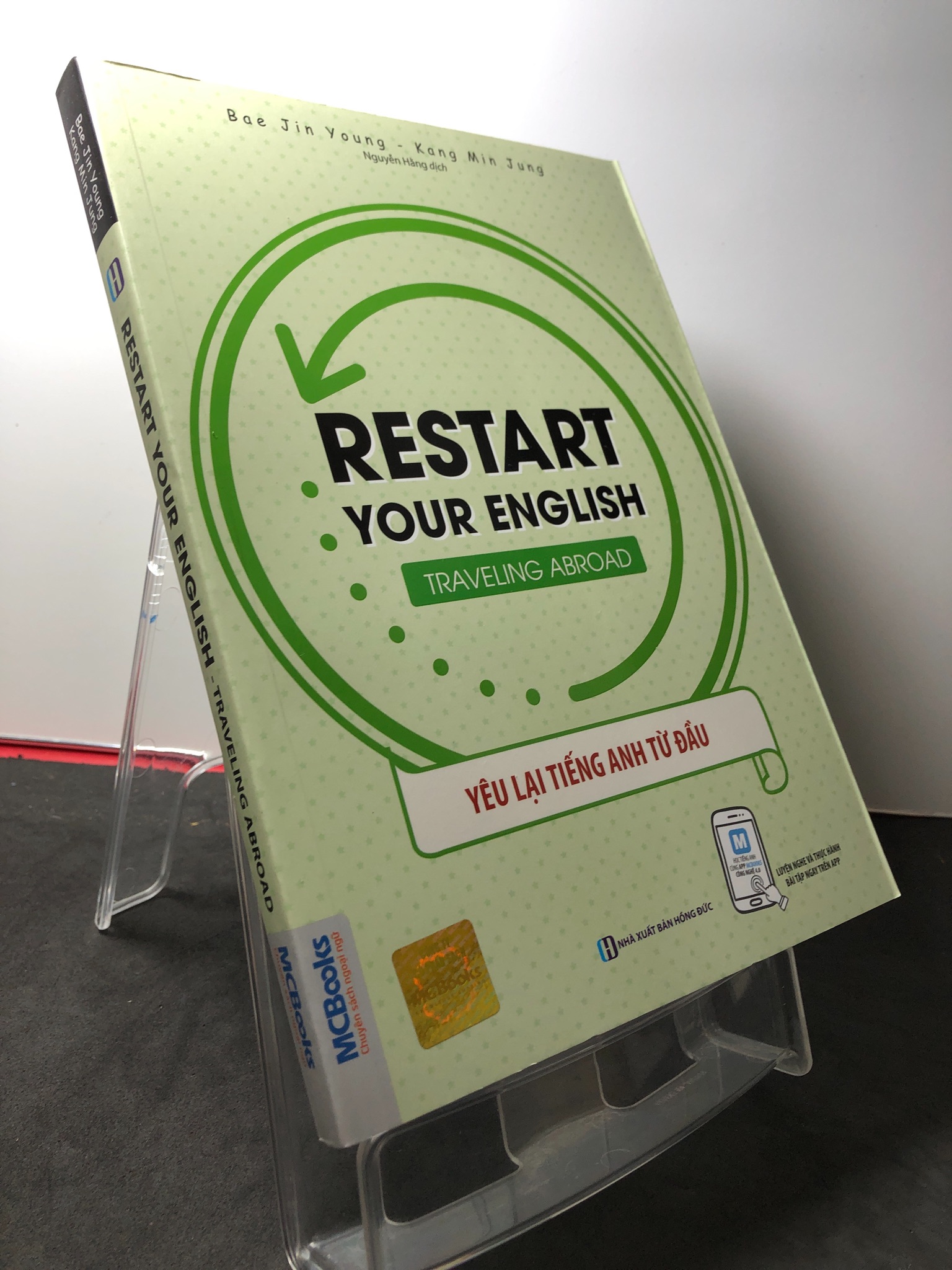 Restart your english traveling abroad yêu lại tiếng anh từ đầu 2020 mới 90% Bae Jin Young 2808 Tiếng Anh (SL có thể đặt: 1 Cuốn) - SÁCH ĐẠI HỌC