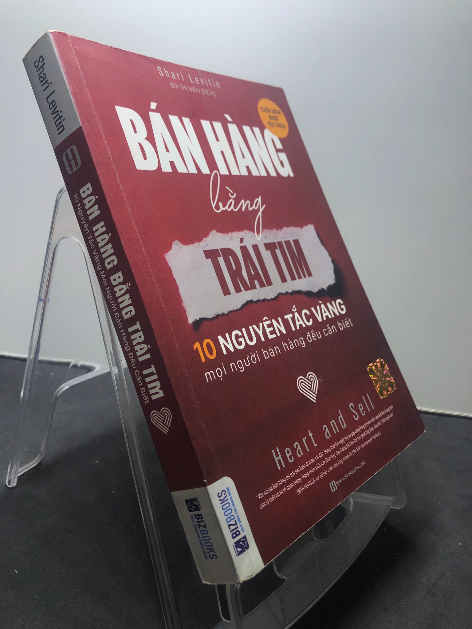 Bán hàng bằng trái tim 2018 mới 85% bẩn nhẹ bụng sách Shari Levitin 1507 Sách tư duy, kỹ năng sống (SL có thể đặt: 1 Cuốn) - SÁCH ĐẠI HỌC