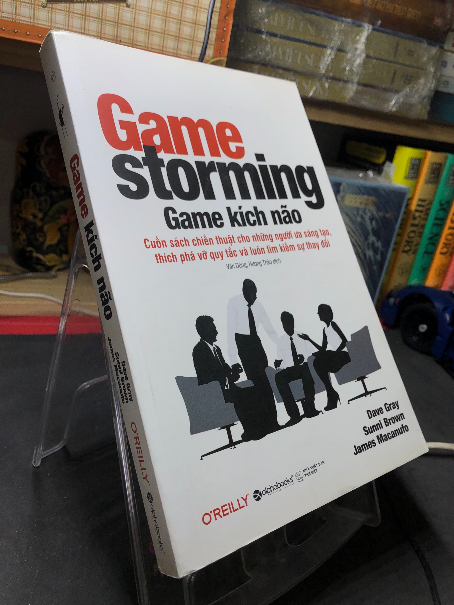 Game kích não 2020 mới 85% ố bẩn nhẹ bụng sách Dave Gray, Sunni Brown và James Macanufo 2706 Sách tư duy, kỹ năng sống (SL có thể đặt: 1 Cuốn) - SÁCH ĐẠI HỌC