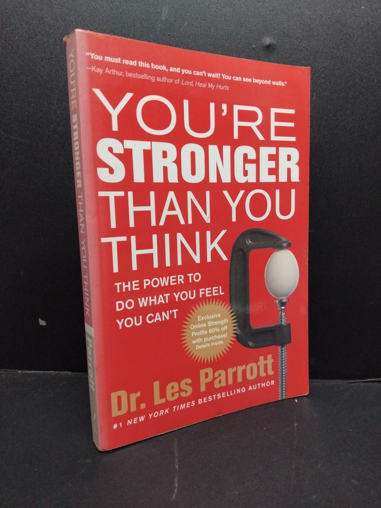You're stronger than you think Les Parrot mới 80% ố vàng 0806 self-help Sách ngoại văn (SL có thể đặt: 1 Cuốn) - SÁCH ĐẠI HỌC