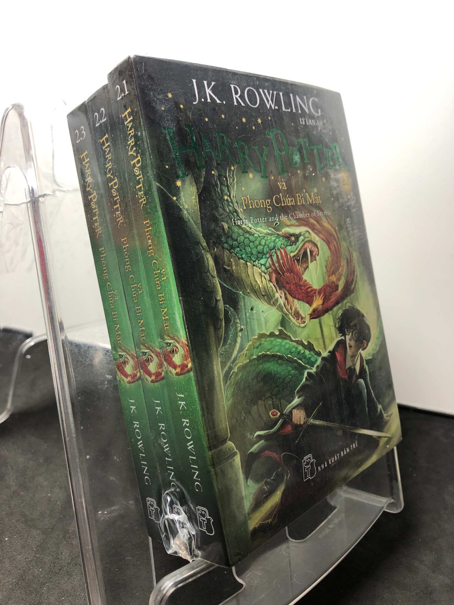 Harry Potter và phòng chứa bí mật bộ 3 cuốn 2.1,2.2,2,3 mới 100% khổ nhỏ J K Rowling 1209 Huyền bí, giả tưởng, kinh dị (SL có thể đặt: 1 Cuốn) - SÁCH ĐẠI HỌC