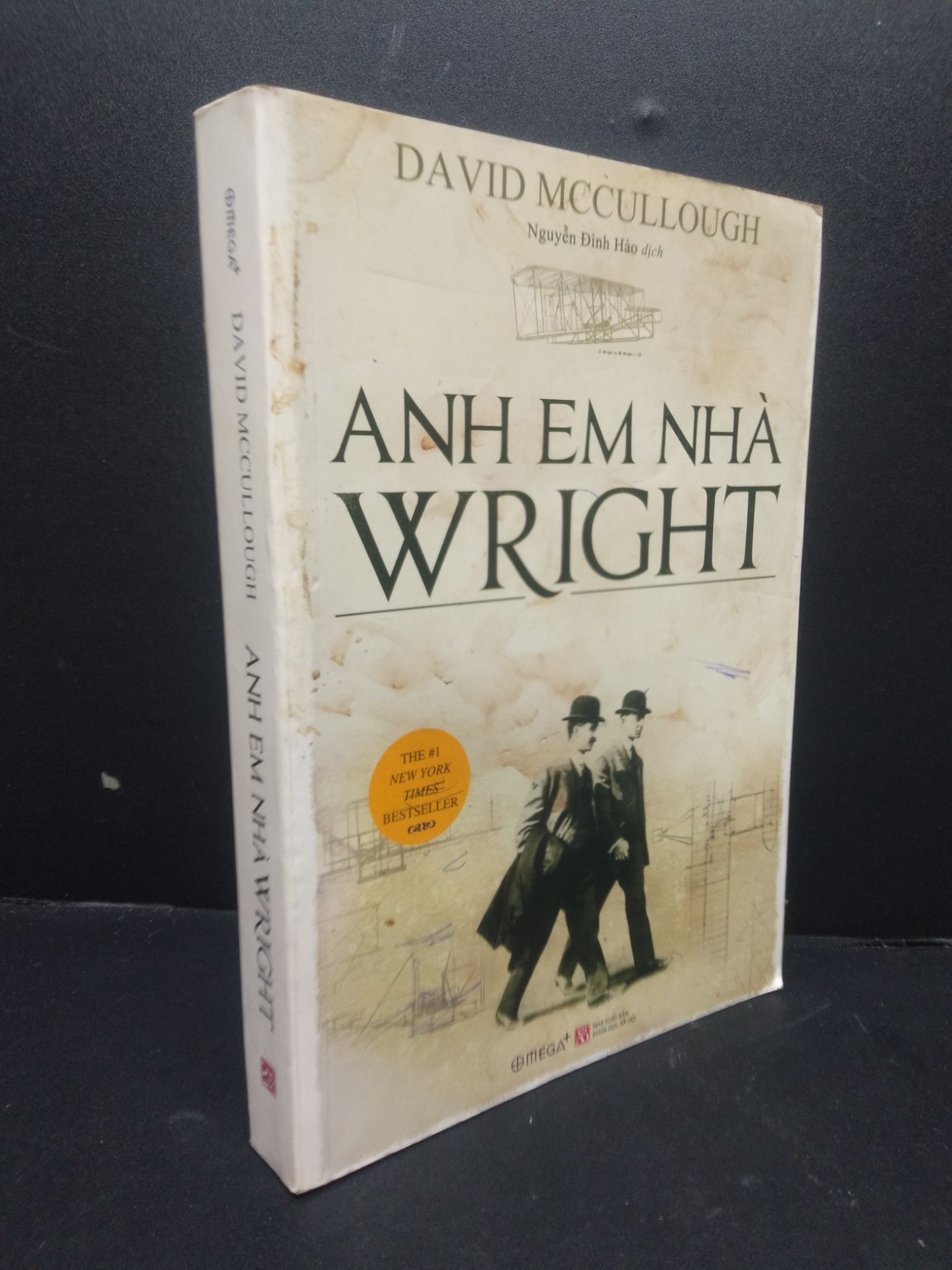 Anh Em Nhà Wright mới 50% bẩn bìa, bị ghi cuối sách, rách trang cuối 2018 2405 David Mccullough (SL có thể đặt: 1 Cuốn) - SÁCH ĐẠI HỌC