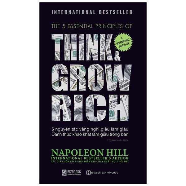 5 Nguyên Tắc Vàng Nghĩ Giàu Làm Giàu - Đánh Thức Khao Khát Làm Giàu Trong Bạn - Napoleon Hill Mới 100% 3001 (SL có thể đặt: 3 cuốn) - SÁCH ĐẠI HỌC