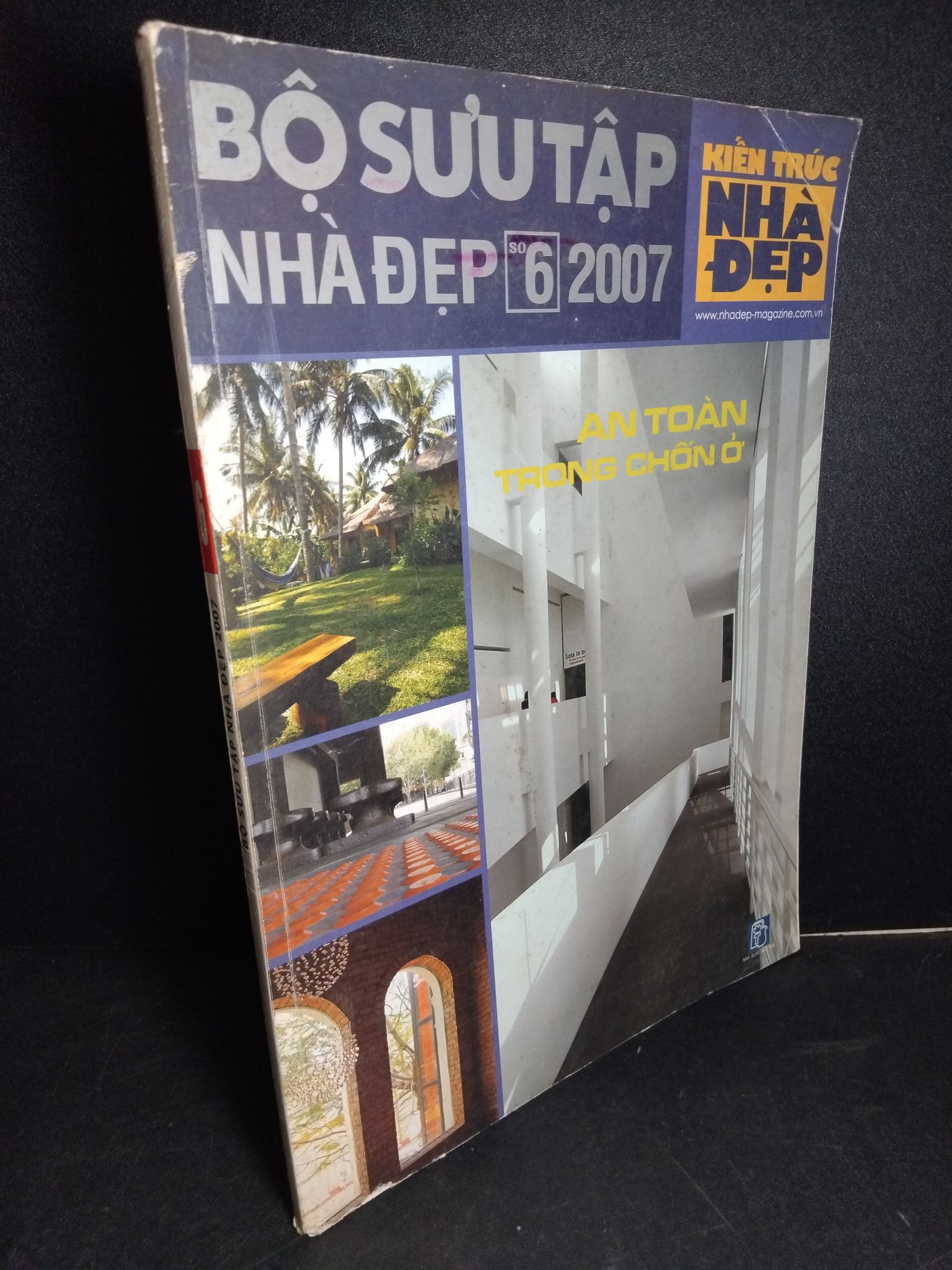 Bộ sưu tập nhà đẹp số 6 2007 mới 80% ố 1001 Kiến trúc nhà đẹp Tạp chí, Catalogue (SL có thể đặt: 1 Cuốn) - SÁCH ĐẠI HỌC