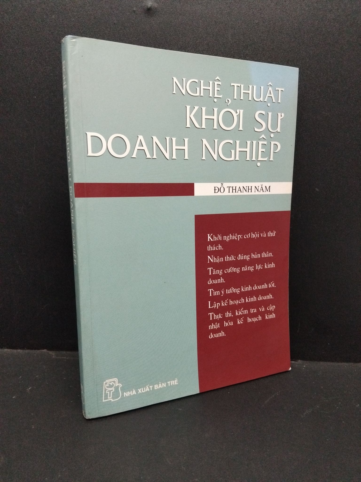 Nghệ thuật khởi sự doanh nghiệp mới 80% bẩn bìa, ố vàng 2005 2410 Đỗ Thanh Năm Marketing, bán hàng (SL có thể đặt: 1 Cuốn) - SÁCH ĐẠI HỌC