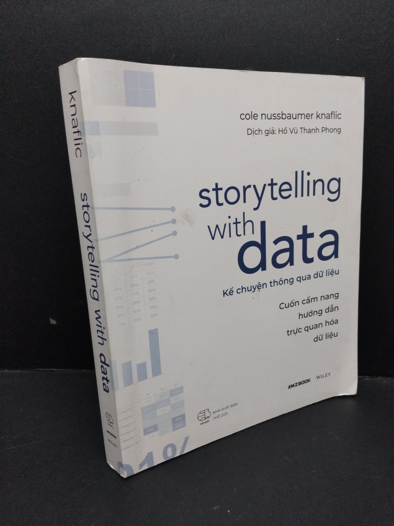 Storytelling with data - Kể chuyện thông qua dữ liệu mới 90% ố nhẹ 2021 1710 Cole Nussbaumer Knaflic Sách chuyên môn (SL có thể đặt: 1 Cuốn) - SÁCH ĐẠI HỌC