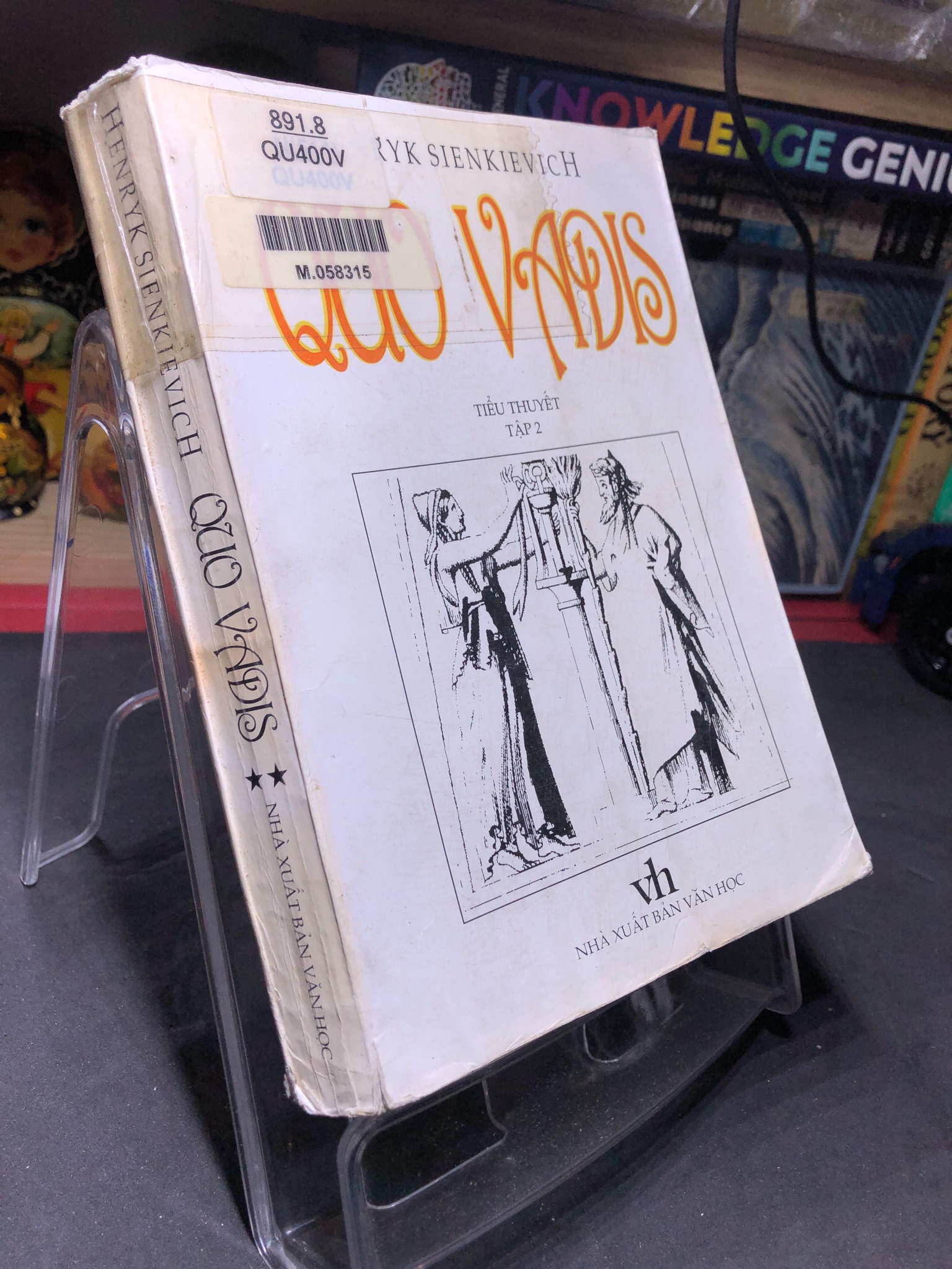 Quo Vadis tiểu thuyết tập 2 1999 mới 65% ố bẩn nhẹ Henryk Sienkievich 0906 Tiểu thuyết (SL có thể đặt: 1 Cuốn) - SÁCH ĐẠI HỌC