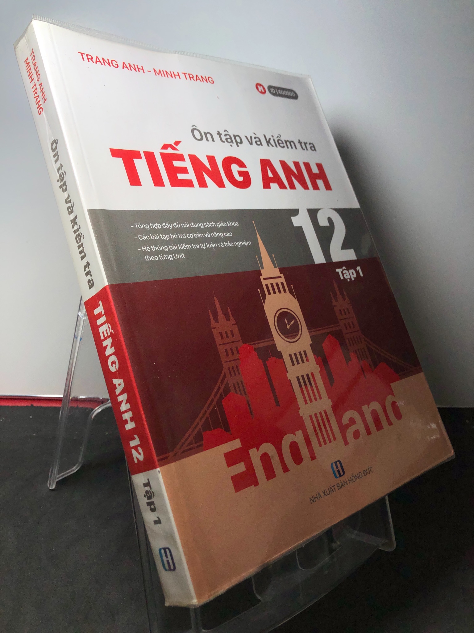 Ôn tập và kiểm tra triếng anh 12 tập 1 2020 mới 90% bẩn nhẹ Trang Anh 2808 Tiếng Anh (SL có thể đặt: 1 Cuốn) - SÁCH ĐẠI HỌC