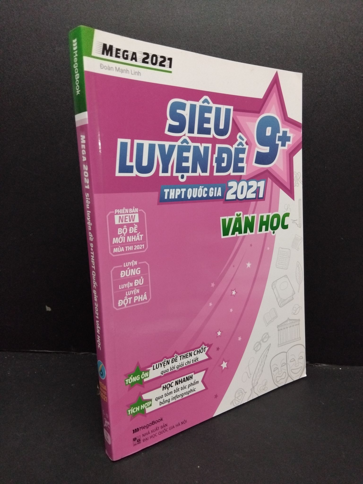 Mega 2021 siêu luyện đề 9+ THPT Quốc gia 2021 (tặng kèm bảng tổng hợp kiến thức) mới 90% bẩn nhẹ 2020 2608 Đoàn Mạnh Linh Sách luyện thi đại học, cao đẳng (SL có thể đặt: 1 Cuốn) - SÁCH ĐẠI HỌC