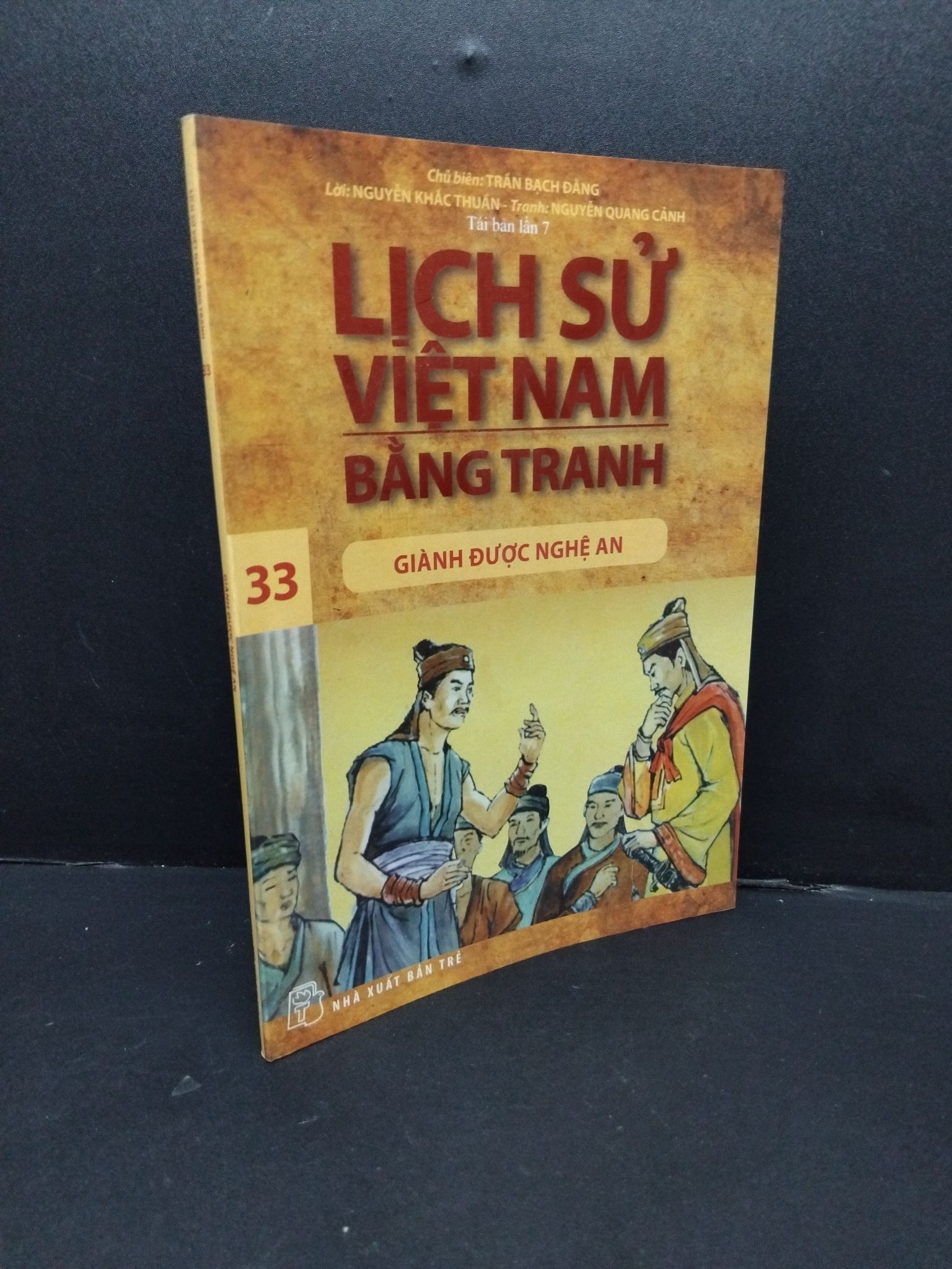 Lịch sử Việt Nam bằng tranh tập 33 Trần Bạch Đằng mới 80% ố nhè 2017 1809 Lịch sử, địa lí Việt Nam (SL có thể đặt: 5 Cuốn) - SÁCH ĐẠI HỌC