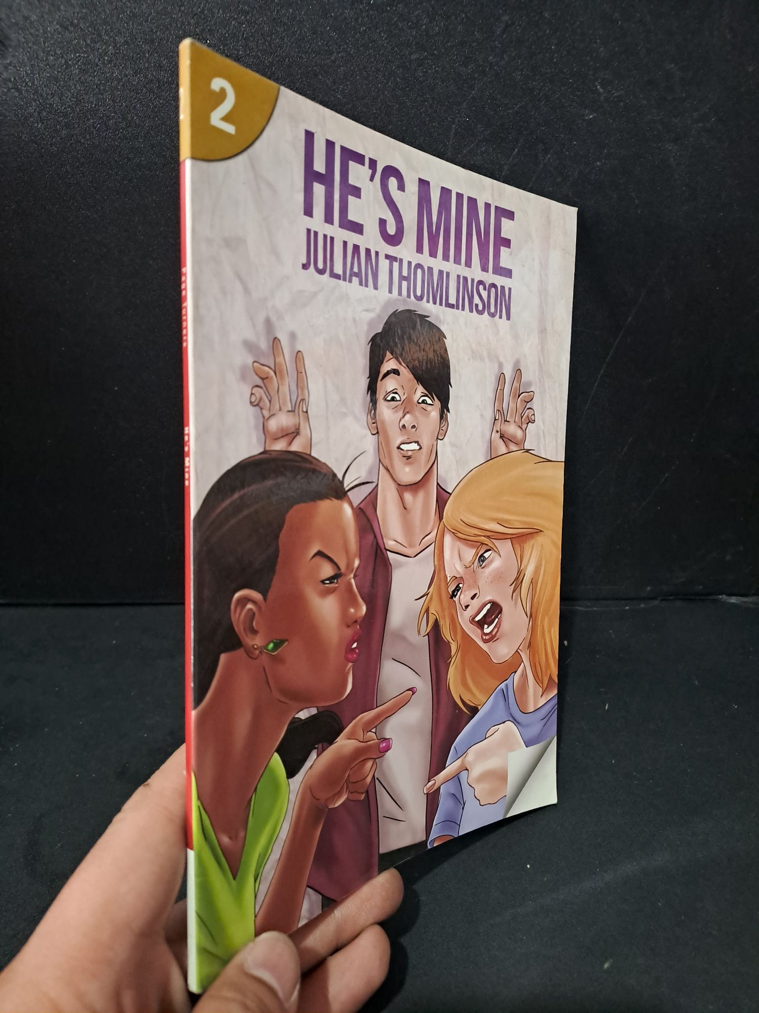 He's mine page turner 2 mới 90% bẩn nhẹ Julian Thomlinson 1604 Sách ngoại văn (SL có thể đặt: 1 Cuốn) - SÁCH ĐẠI HỌC