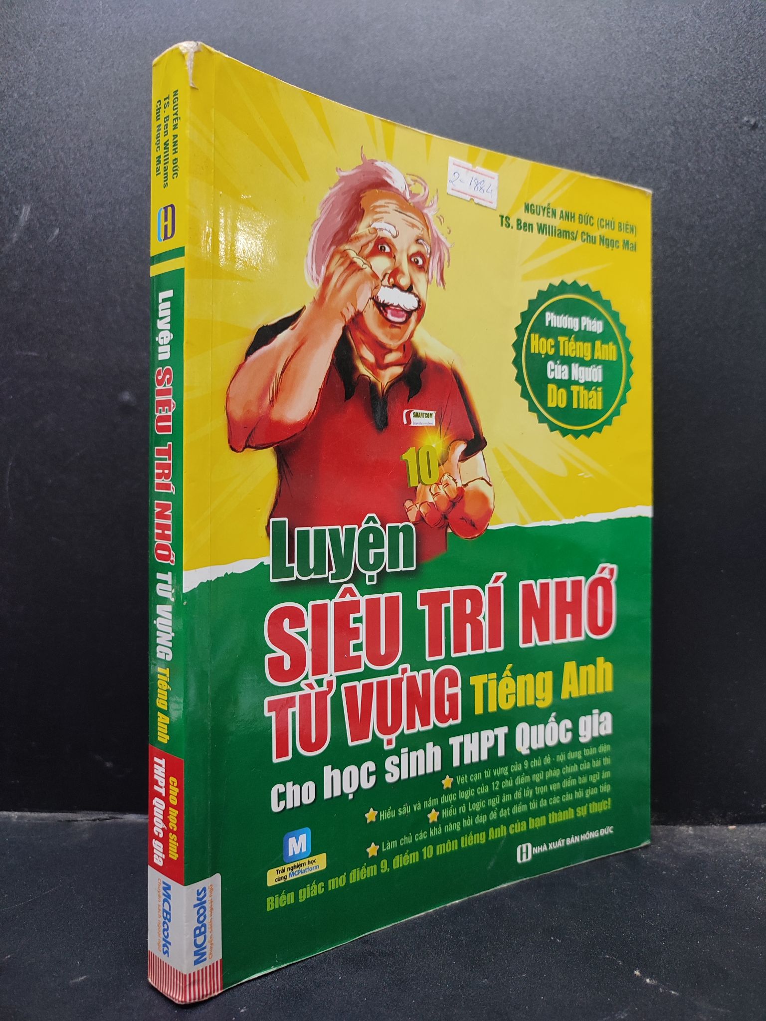 Luyện siêu trí nhớ từ vựng tiếng Anh cho học sinh THPT quốc gia 2018 mới 80% ố nhẹ 0805 sách học ngoại ngữ Sách luyện thi đại học, cao đẳng (SL có thể đặt: 1 Cuốn) - SÁCH ĐẠI HỌC