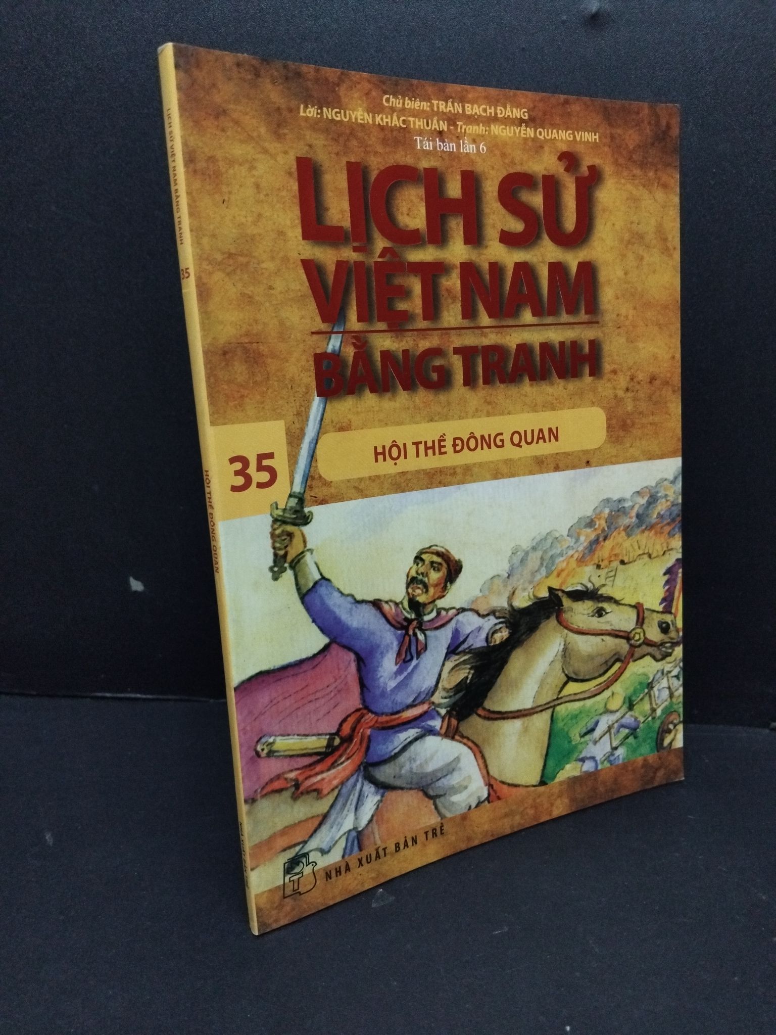 Lịch sử Việt Nam bằng tranh tập 35 Trần Bạch Đằng mới 80% ố nhè 2017 1809 Lịch sử, địa lí Việt Nam (SL có thể đặt: 5 Cuốn) - SÁCH ĐẠI HỌC