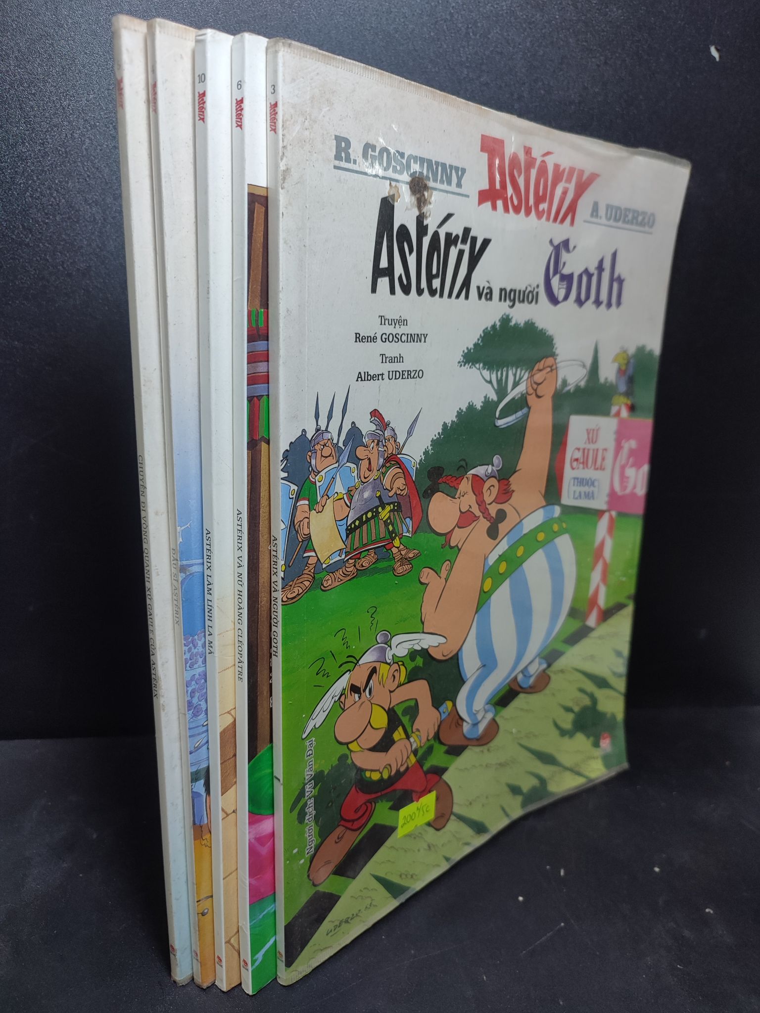 Bộ 5 cuốn Asterix mới 85% bẩn (truyện tranh) 2701 Truyện tranh (SL có thể đặt: 1 Cuốn) - SÁCH ĐẠI HỌC