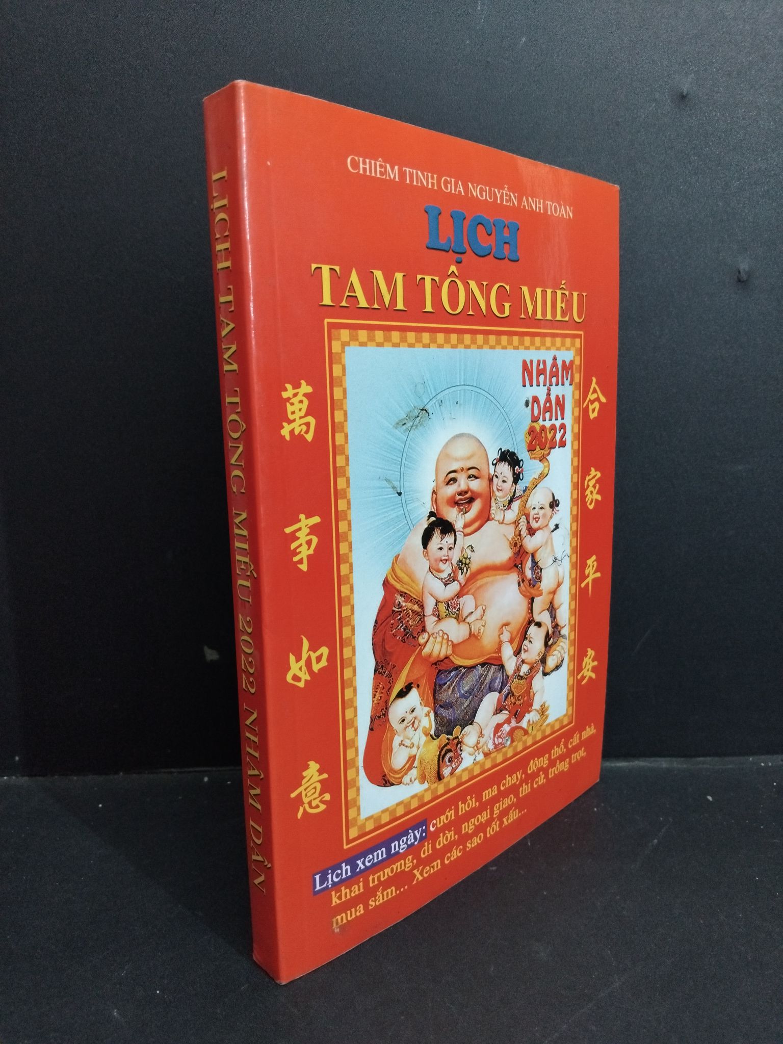 Lịch tam tông miếu 2022 nhâm dần mới 100% 1712 Nguyễn Anh Toàn Phật giáo (SL có thể đặt: 1 Cuốn) - SÁCH ĐẠI HỌC