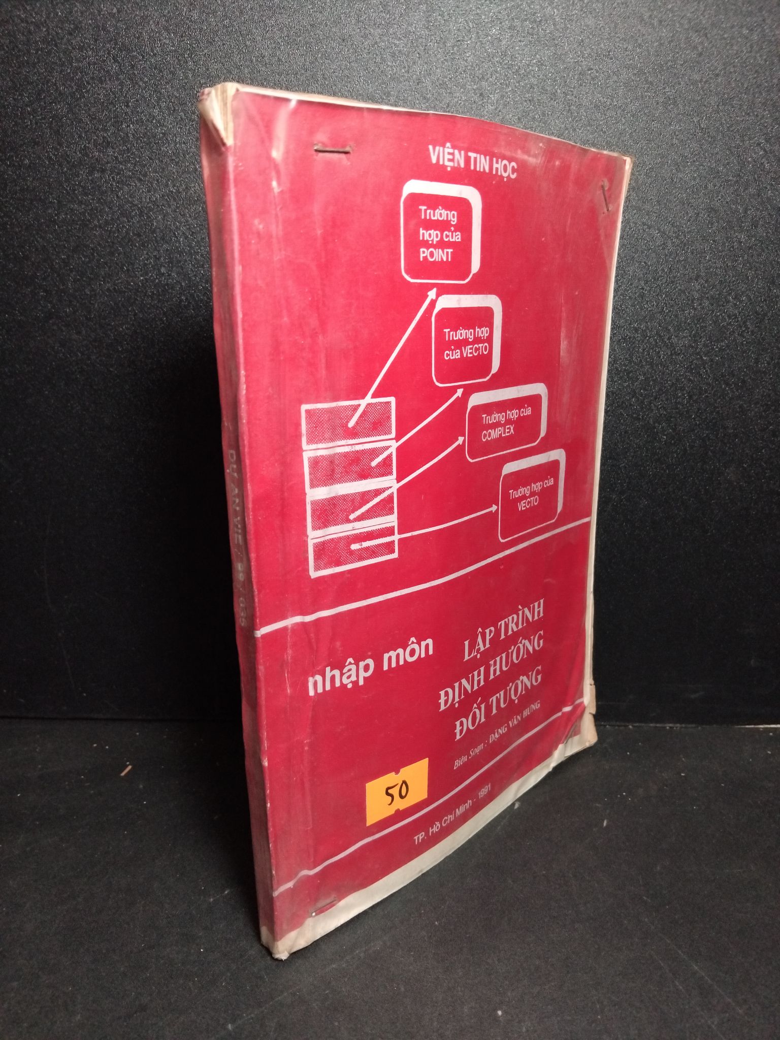 Dự án VIE / 88 / 035 nhập môn lập trình định hướng đối tượng mới 70% ố vàng rách gáy 1991 Đặng Văn Hưng 2103 Lập trình (SL có thể đặt: 1 Cuốn) - SÁCH ĐẠI HỌC