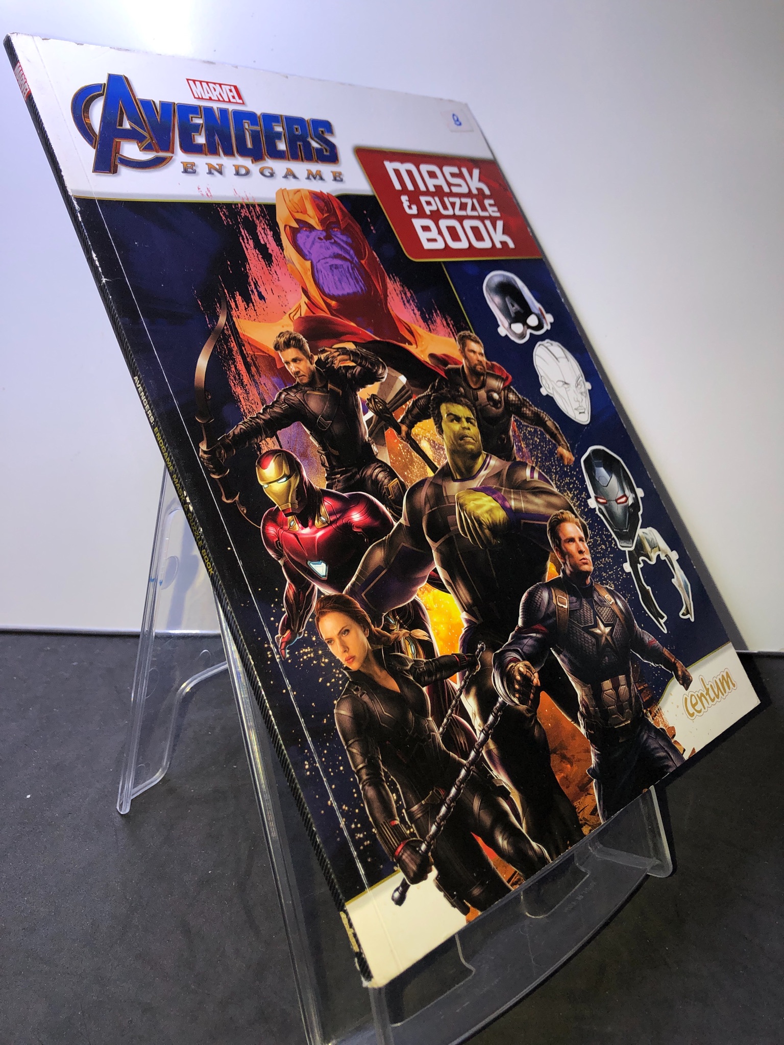 Mask and Puzzle Book MARVEL AVENGERS End Game mới 85% bẩn nhẹ centum 3107 Sách ngoại văn (SL có thể đặt: 1 Cuốn) - SÁCH ĐẠI HỌC