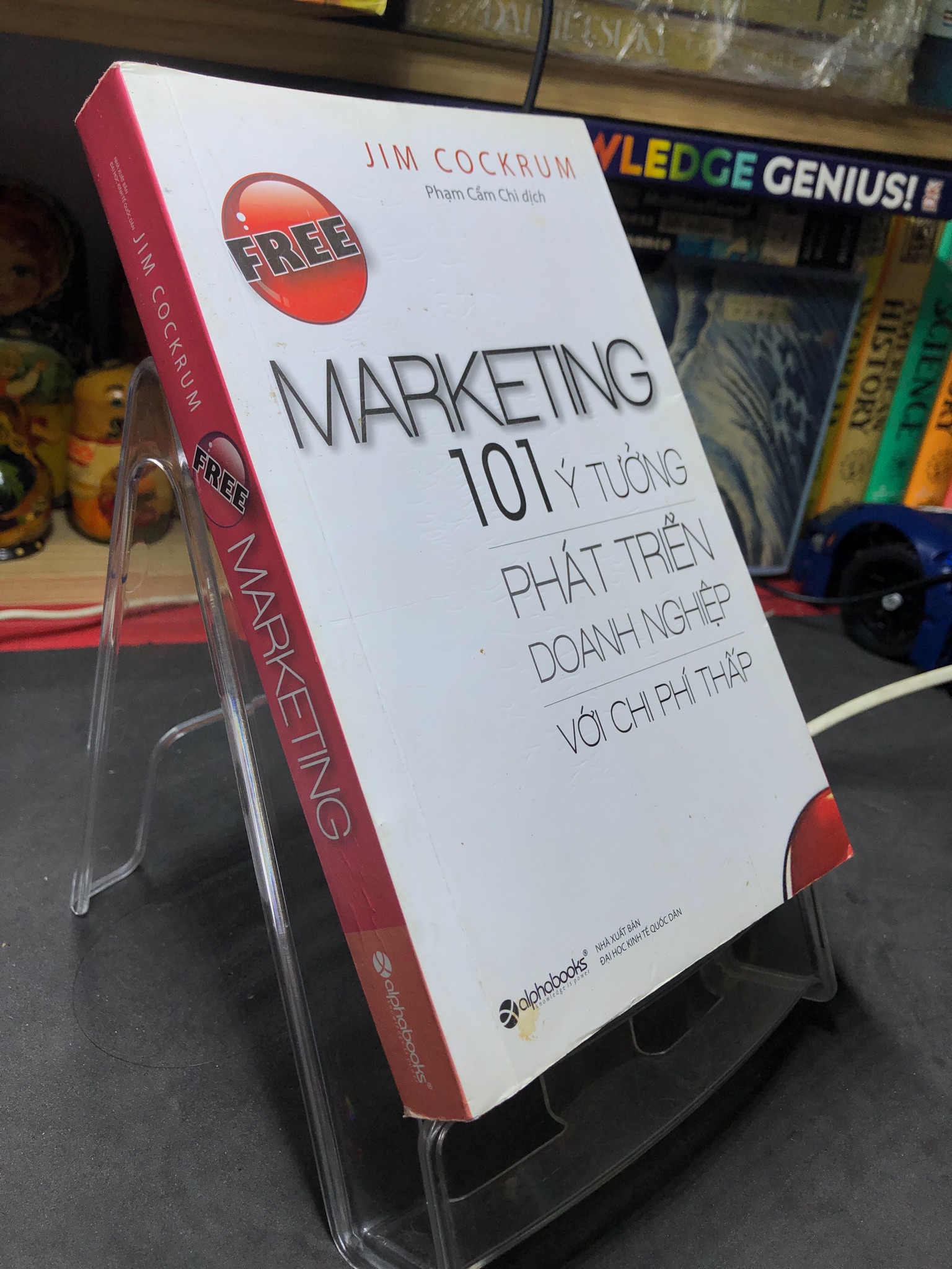 Free marketing 101 ý tưởng phát triển doanh nghiệp với chi phí thấp 2016 mới 80% ố bẩn nhẹ bụng, bìa sách Jim Cockrum 2206 Marketing, bán hàng (SL có thể đặt: 1 Cuốn) - SÁCH ĐẠI HỌC