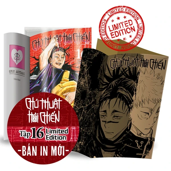Chú Thuật Hồi Chiến - Tập 16 - Limited Edition - Gege Akutami (Mới 100%) Truyện tranh, NXB Kim Đồng - SÁCH ĐẠI HỌC