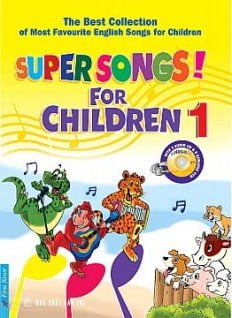 Hộp Super Songs For Children 1 (Sách + CD) - Nhiều Tác Giả (Mới 100%) Tiếng Anh, First News - SÁCH ĐẠI HỌC
