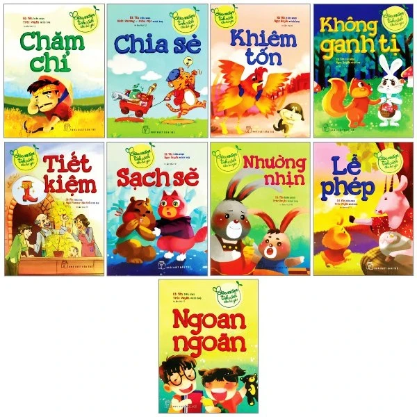 Gieo Mầm Tính Cách Cho Bé Yêu (Bộ 9 Cuốn) - Nhiều Tác Giả (Mới 100%) Kiến thức, kỹ năng sống cho trẻ, NXB Trẻ - SÁCH ĐẠI HỌC