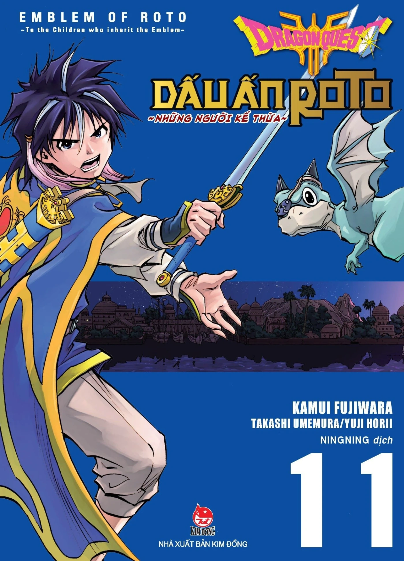 Dragon Quest - Dấu Ấn Roto - Những Người Kế Thừa - Tập 11 - Kamui Fujiwara, Jun Eishima, Yuji Horii (Mới 100%) Truyện tranh, NXB Kim Đồng - SÁCH ĐẠI HỌC