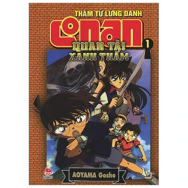 Thám Tử Lừng Danh Conan - Hoạt Hình Màu - Quan Tài Xanh Thẳm - Tập 1 - Gosho Aoyama (Mới 100%) Truyện tranh, NXB Kim Đồng - SÁCH ĐẠI HỌC