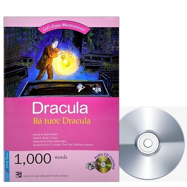 Happy Reader - Bá Tước Dracula (Kèm CD) - Bram Stoker (Mới 100%) Tiếng Anh, First News - SÁCH ĐẠI HỌC