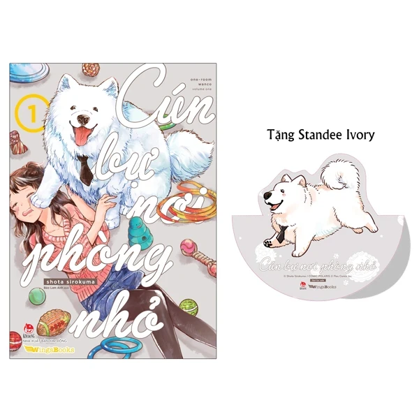 Cún Bự Nơi Phòng Nhỏ - Tập 1 - Shota Sirokuma (Mới 100%) Truyện tranh, NXB Kim Đồng - SÁCH ĐẠI HỌC